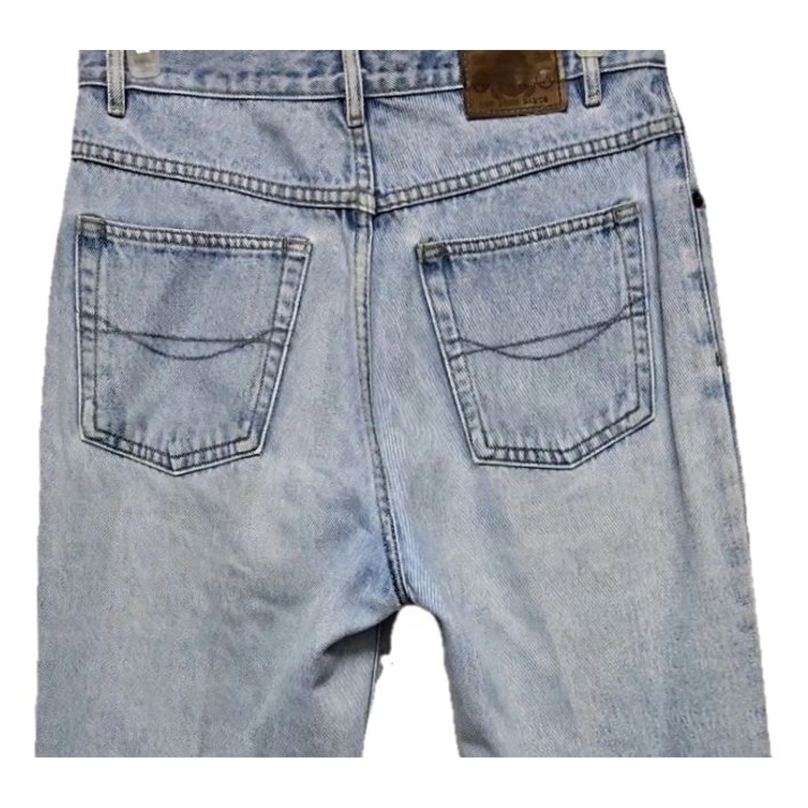 Bugle Boy VINTAGE Bugle Boy High Rise Tapered Jeans Women 10 Blue Denim 80s 90s Slim Cotton Zip Button Size 32" / US 10 / IT 46 - 5 Thumbnail