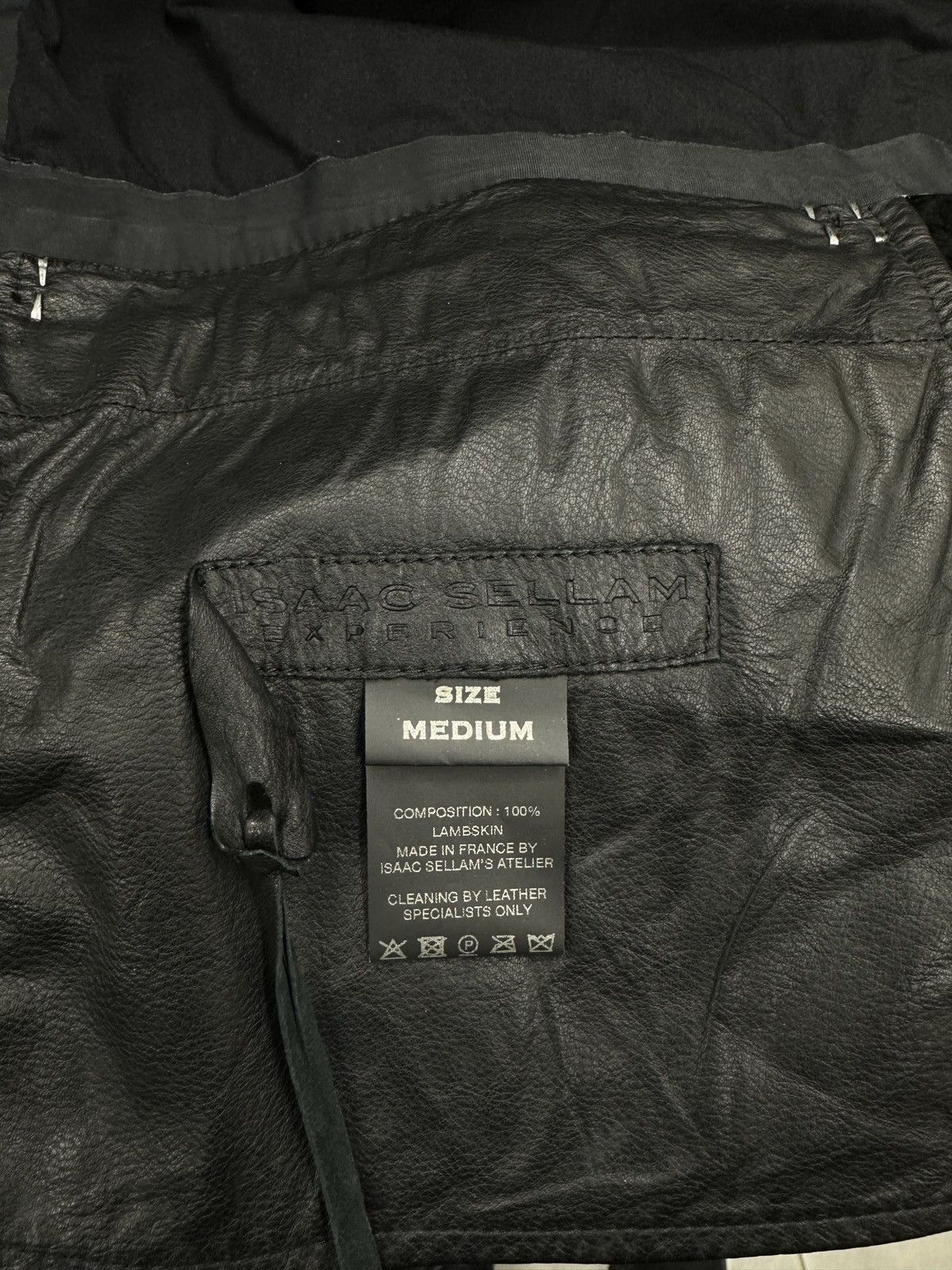 BNWT! Isaac Sellam Experience Lamb Leather Ambilavant Jacket