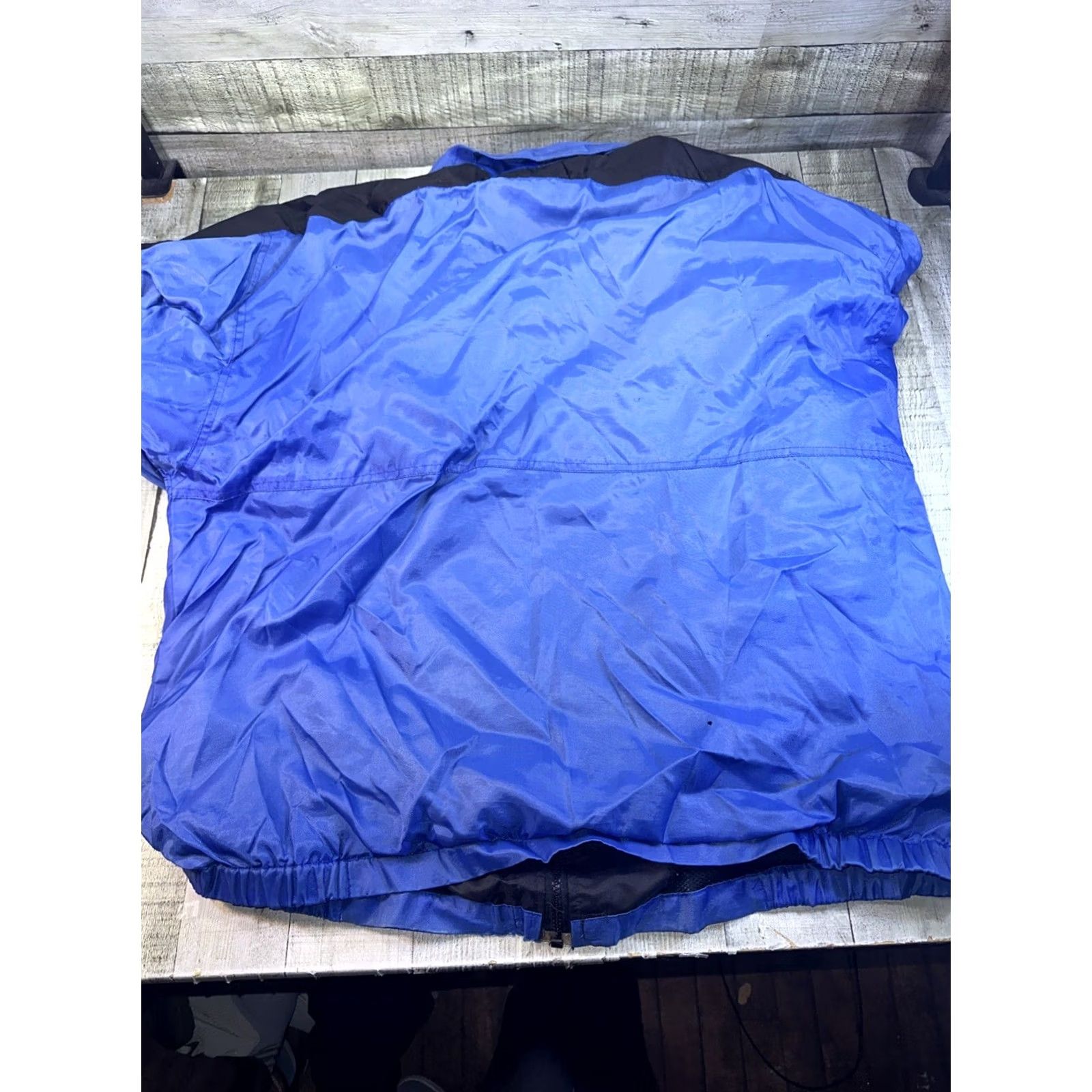 Marlboro VINTAGE Marlboro Windbreaker Jacket Full Zip XL Blue 90s Sprng Mens Size US XL / EU 56 / 4 - 6 Thumbnail