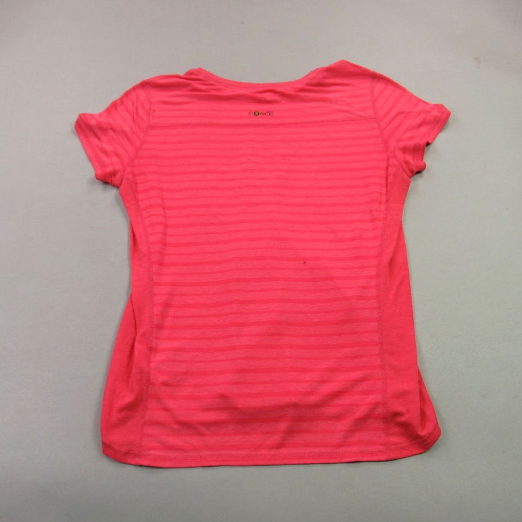 Carhartt Carhartt Shirt Womens Large Short Sleeve Crew Neck Lightweight Pink Striped Logo Casual Size L / US 10 / IT 46 - 6 Thumbnail