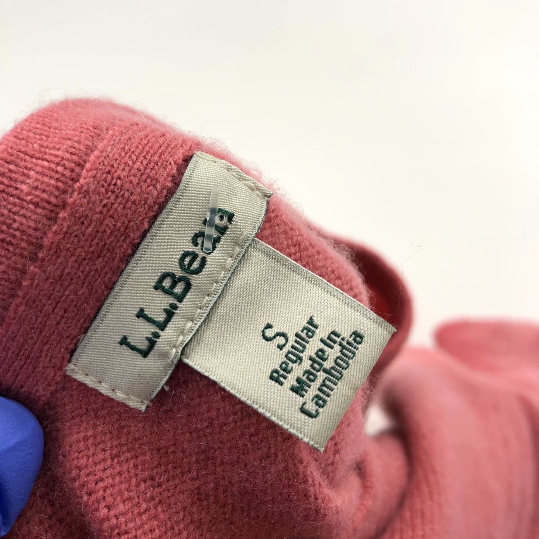 Vintage L.L. Bean Sweater Pink 100% Cashmere Crew Neck Pullover Women Small Short Sleeve? Size S / US 4 / IT 40 - 8 Thumbnail