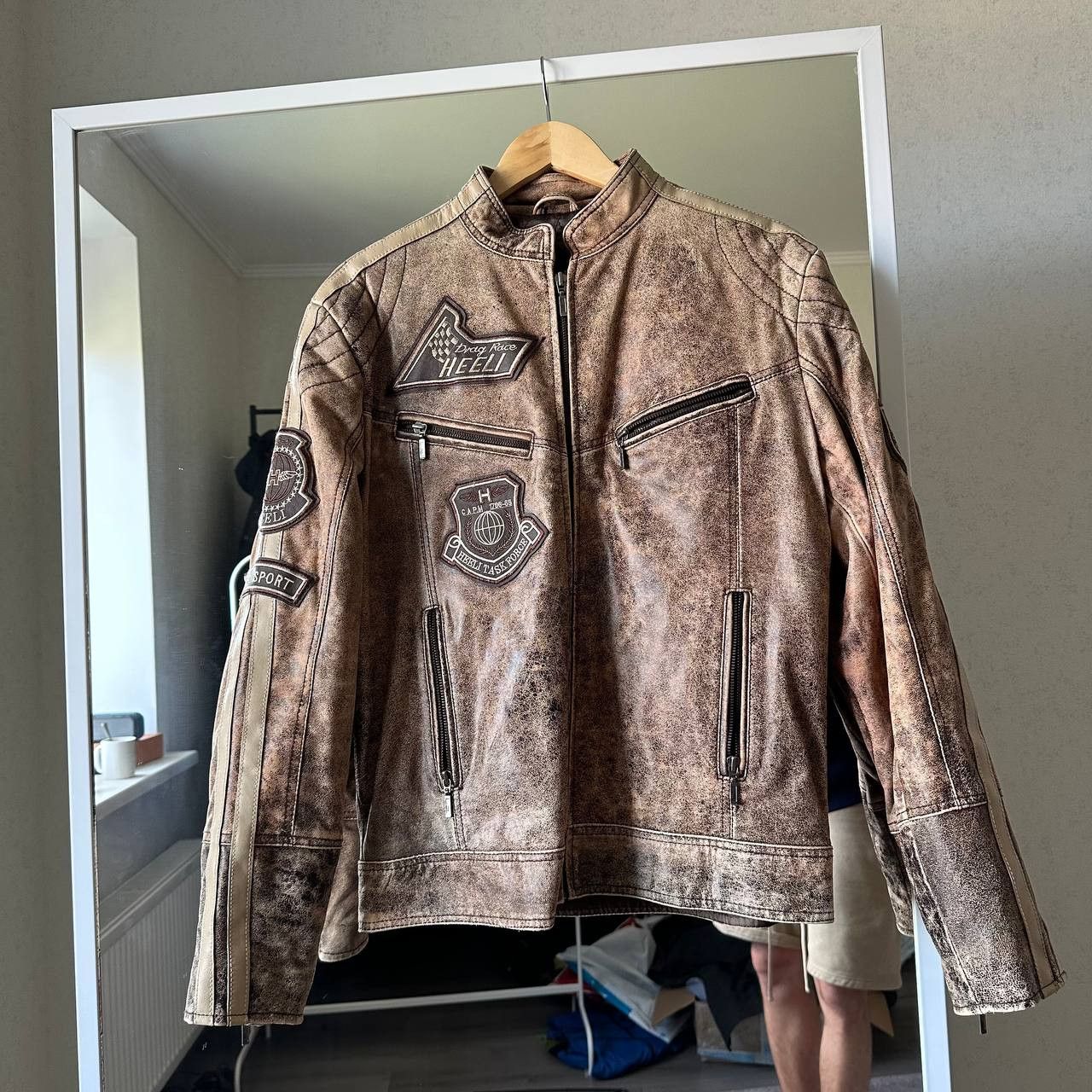 Other Vintage Leather Avant Garde Faded Style Biker Jacket Size US S / EU 44-46 / 1 - 1 Thumbnail