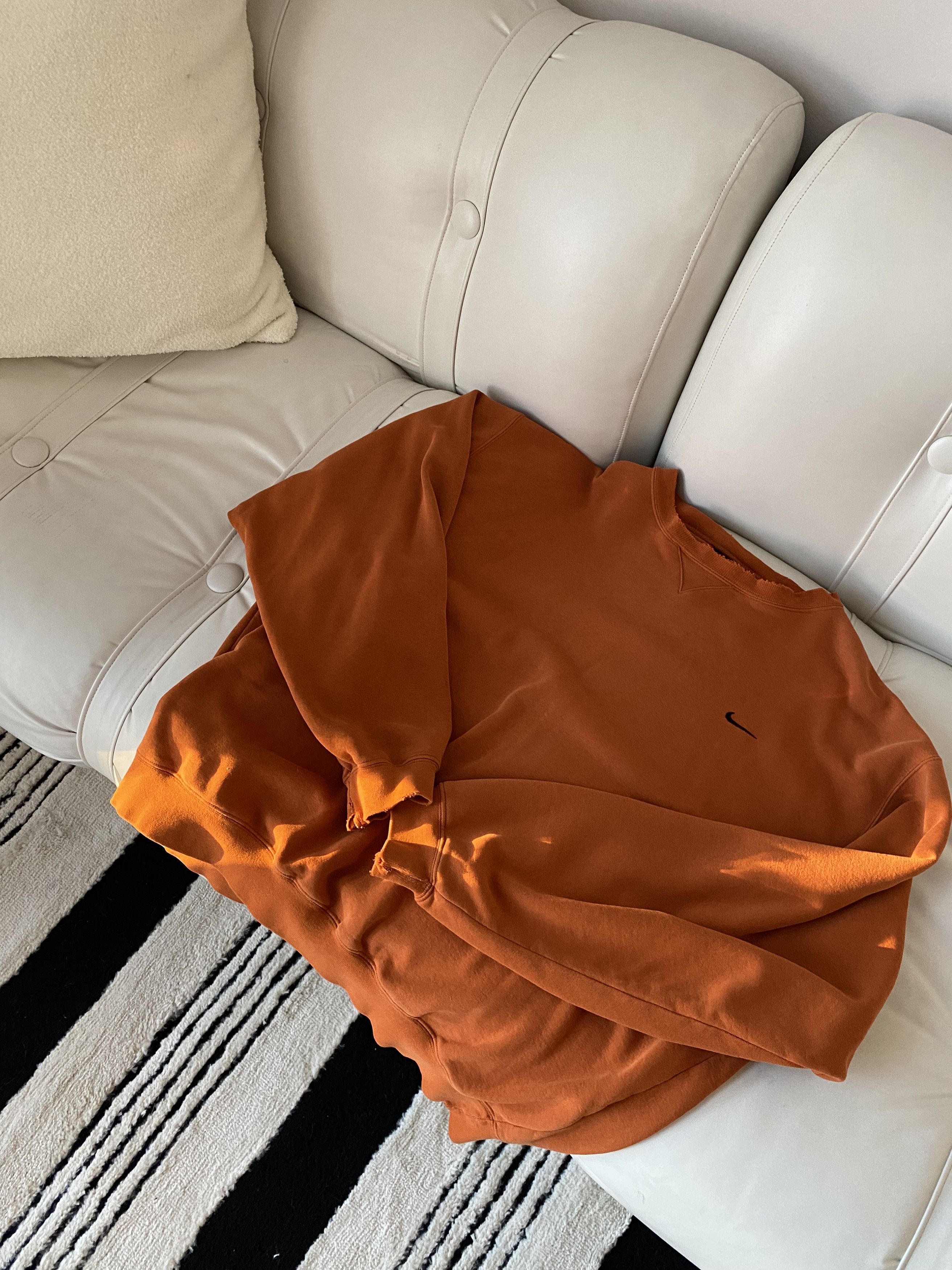 image of Vintage Nike Crewneck in Orange, Men's (Size XL)