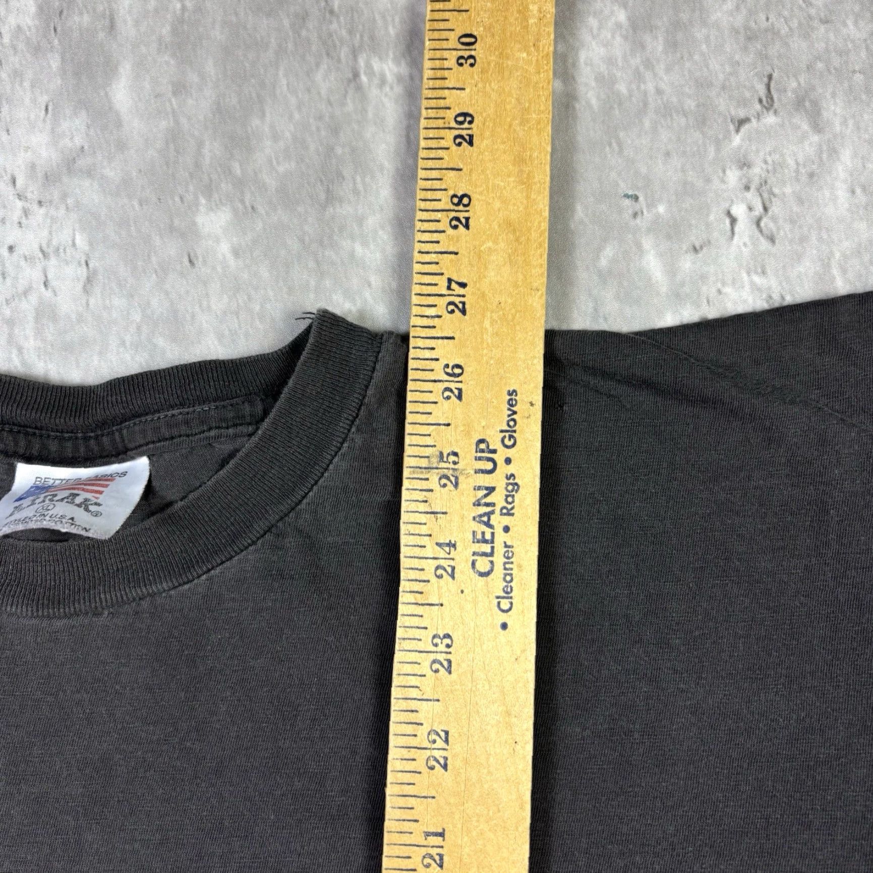 Vintage VINTAGE Politie Amsterdam T Shirt Black Single Stitch Faded Adult XL 90s Size US XL / EU 56 / 4 - 4 Thumbnail