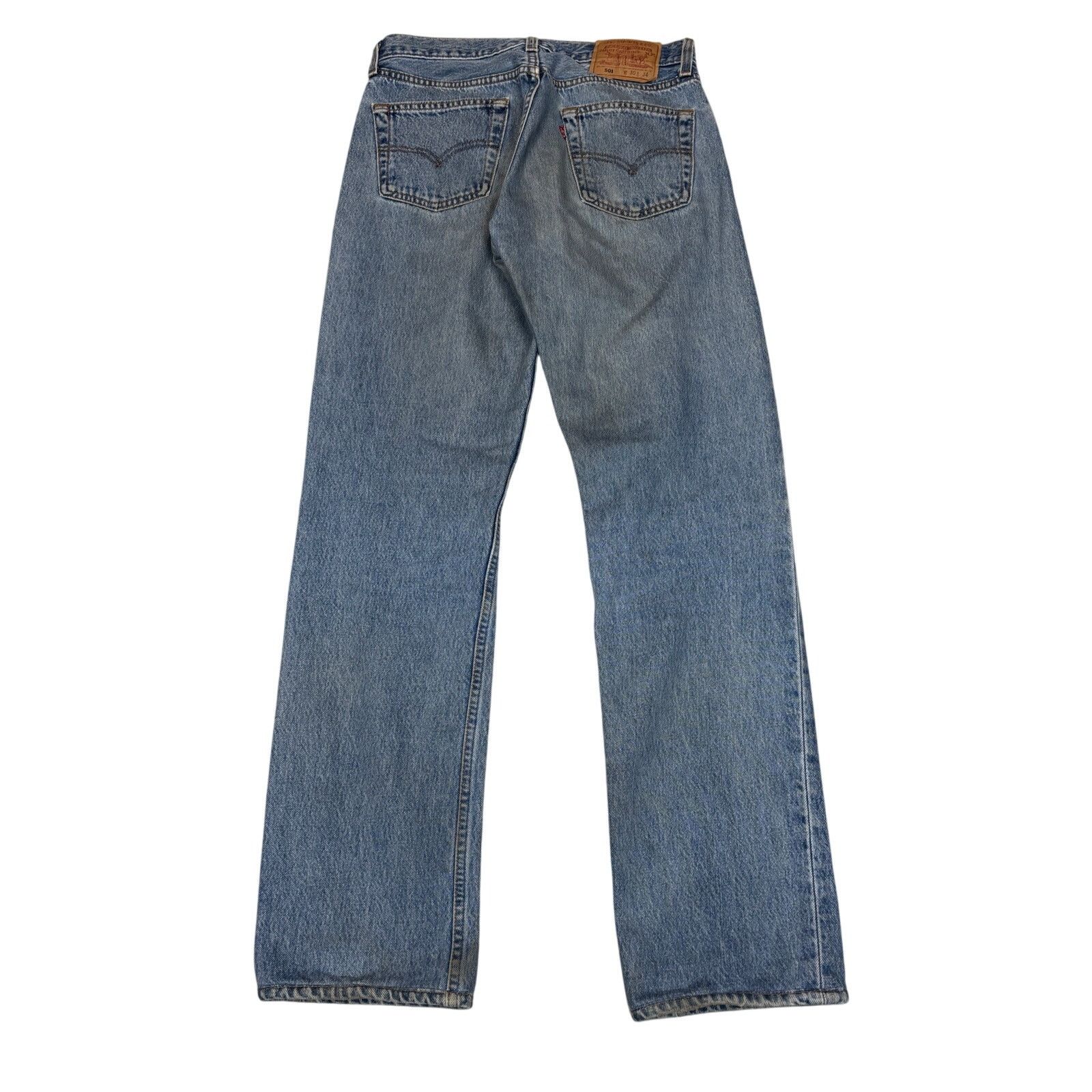 Levi's Vintage 90s Levi's 501 Straight Leg Jeans 30x31.5 Size US 30 / EU 46 - 1 Thumbnail