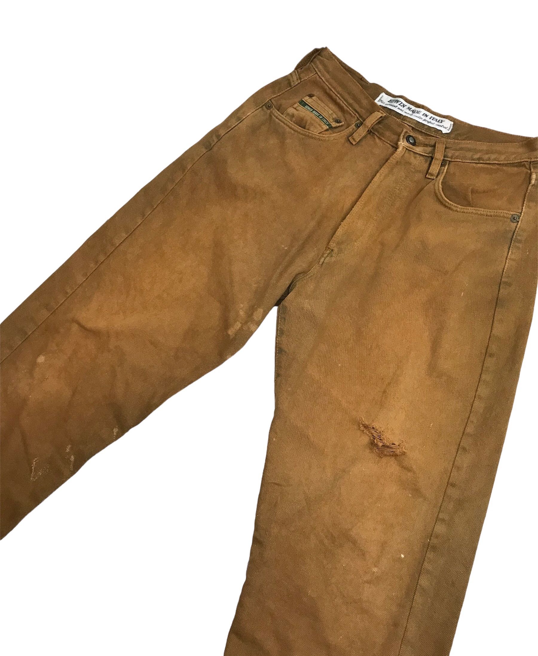 Edwin Edwin Dark Brown Denim Pants Size US 29 - 3 Thumbnail