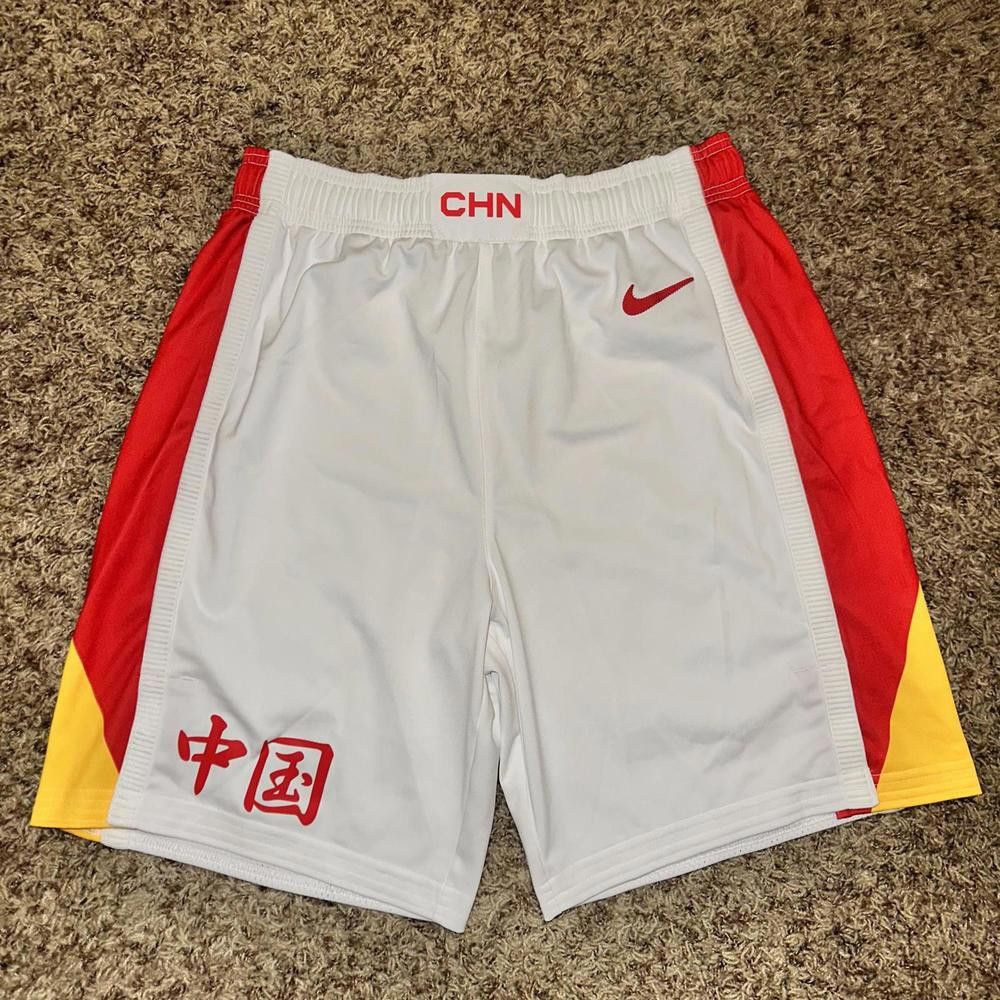 image of Nike 2020 Tokyo Olympic Game Issued Shorts China in White, Men's (Size 38)