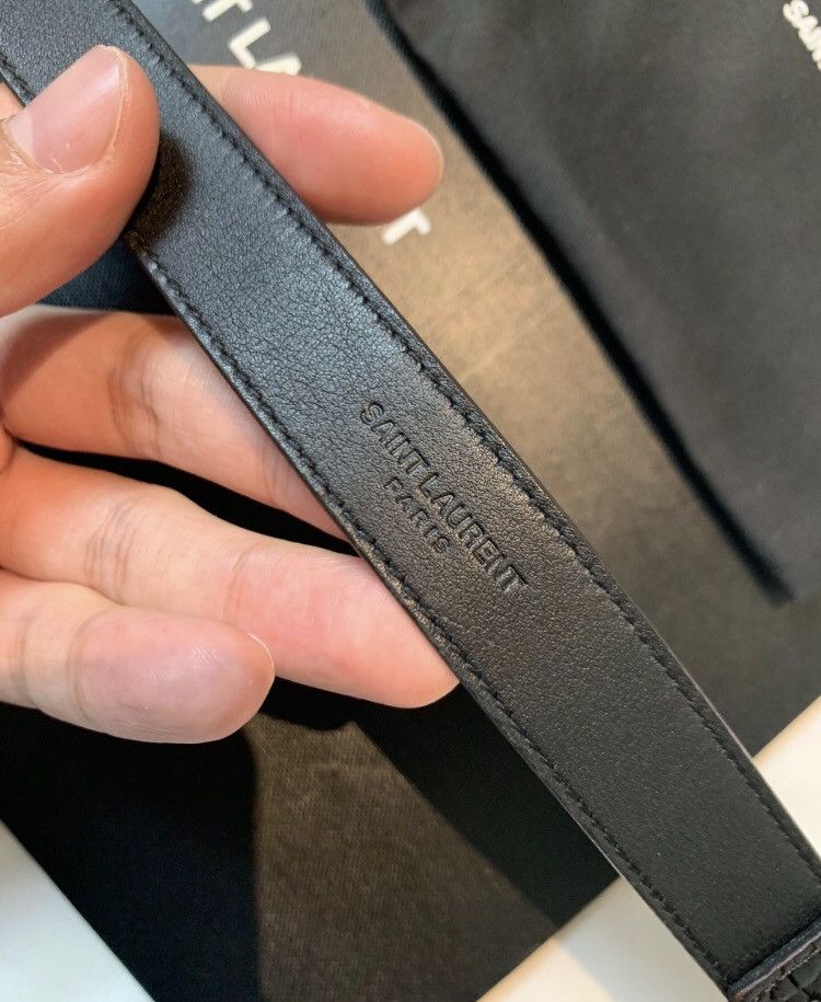Saint Laurent Paris × Yves Saint Laurent Saint Laurent Embossed Belt Size ONE SIZE - 8 Thumbnail