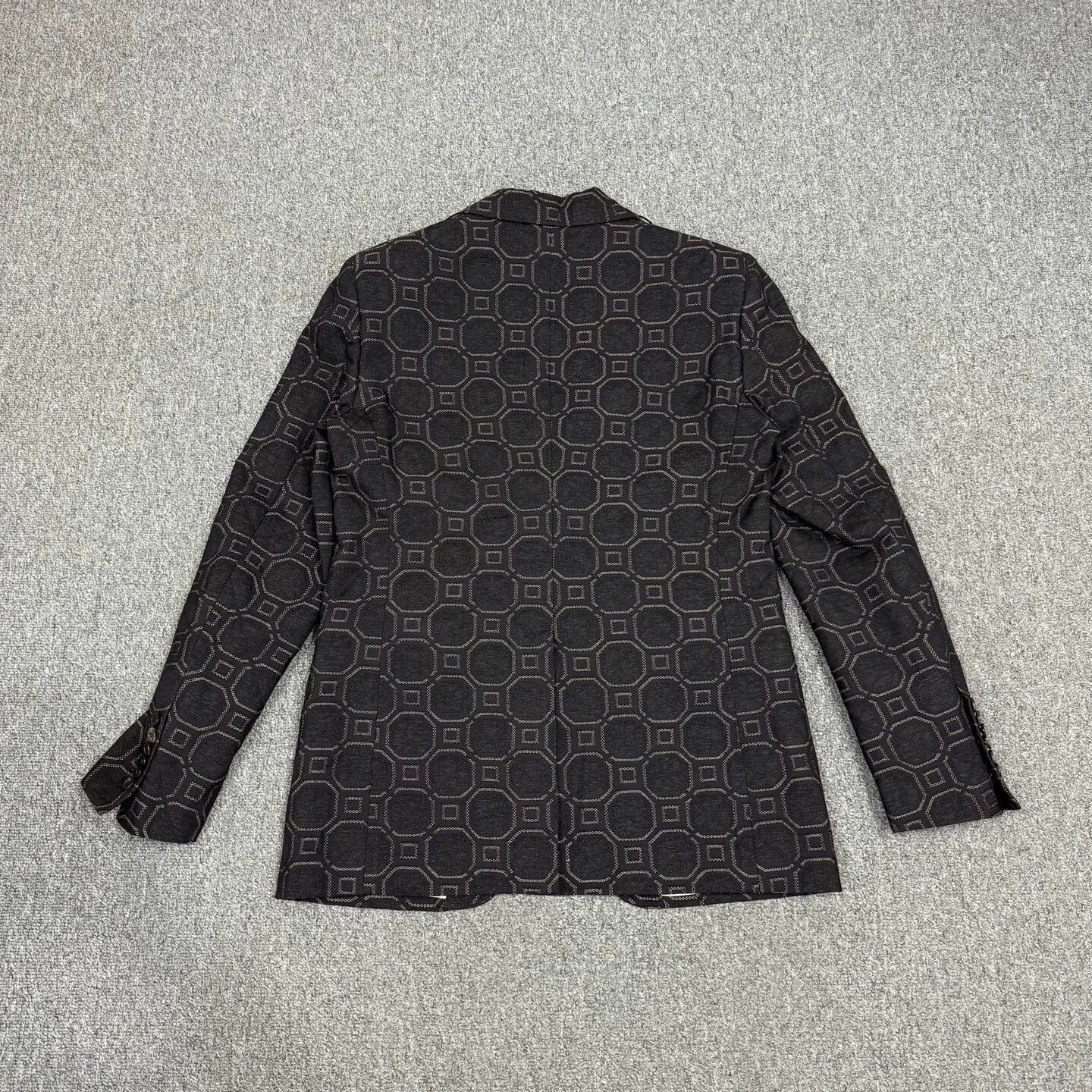 Fendi Fendi Wool All Over Print Blazer 48 IT Size 48S - 2 Thumbnail
