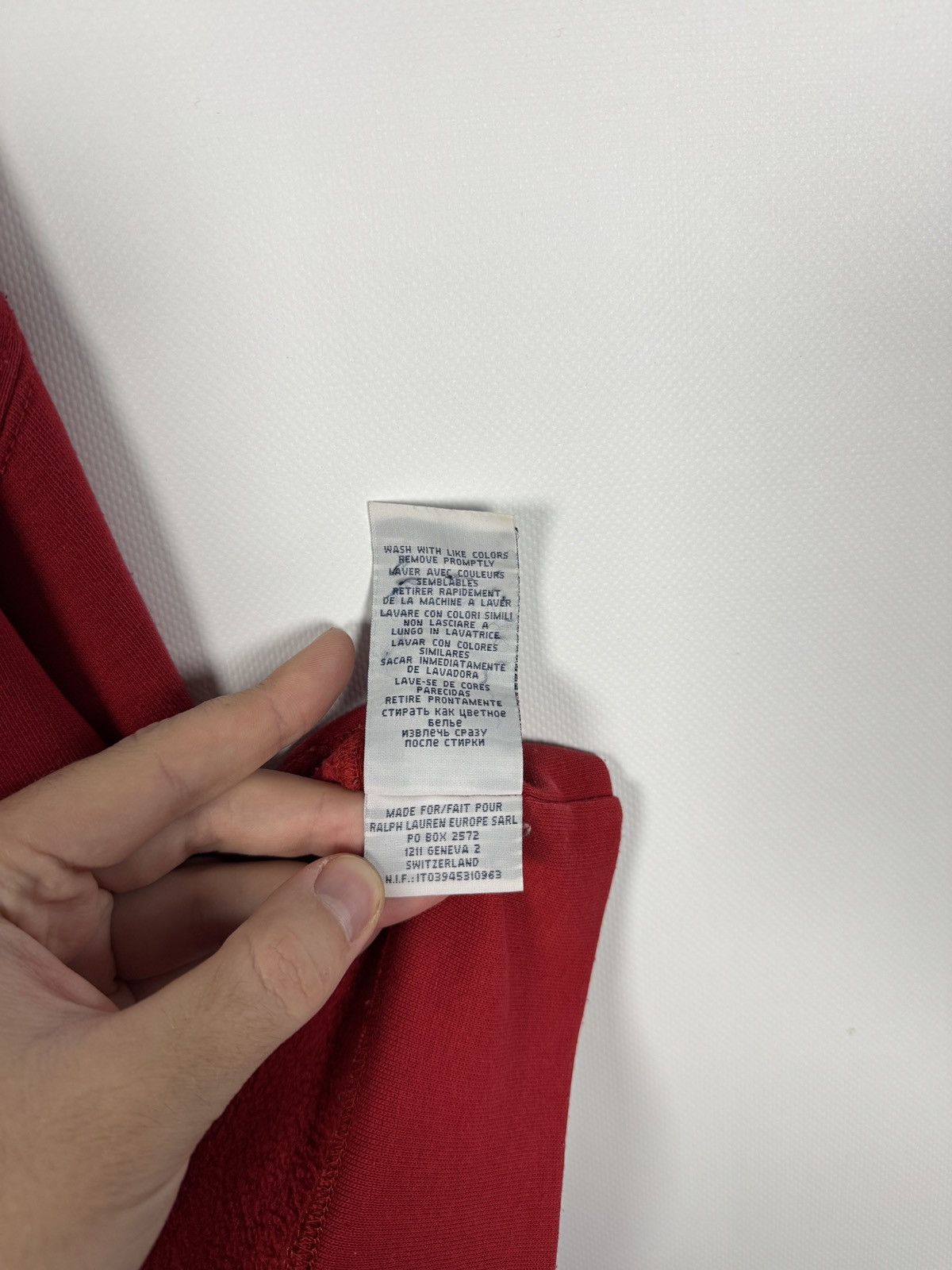Polo Ralph Lauren Men’s Vintage Polo Ralph Lauren Red Crewneck Sweatshirt XL Size US XL / EU 56 / 4 - 10 Thumbnail