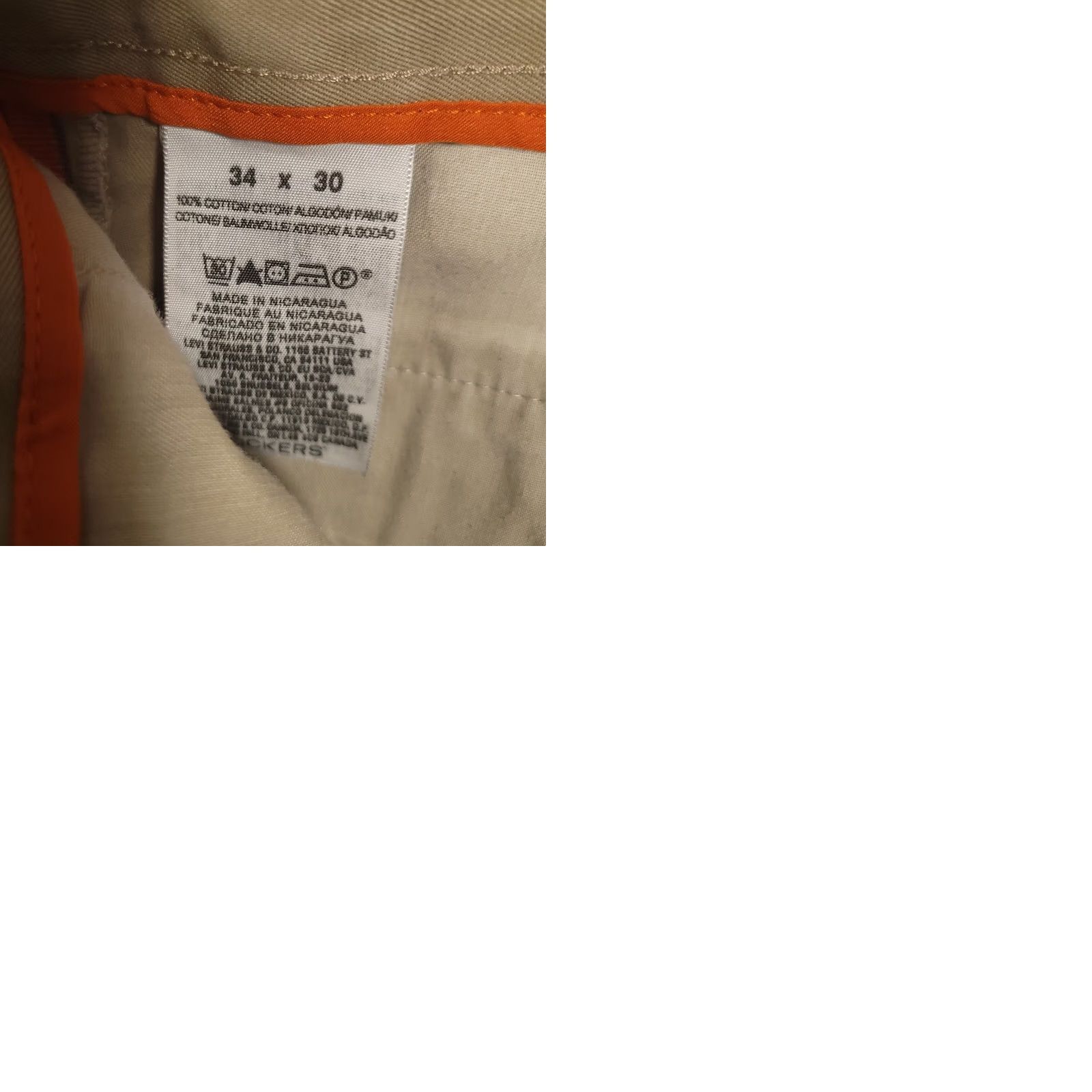 Dockers DOCKERS Pants Mens 34x30 Khaki D3 Classic Fit Straight Leg Chino Pants Size US 34 / EU 50 - 9 Thumbnail