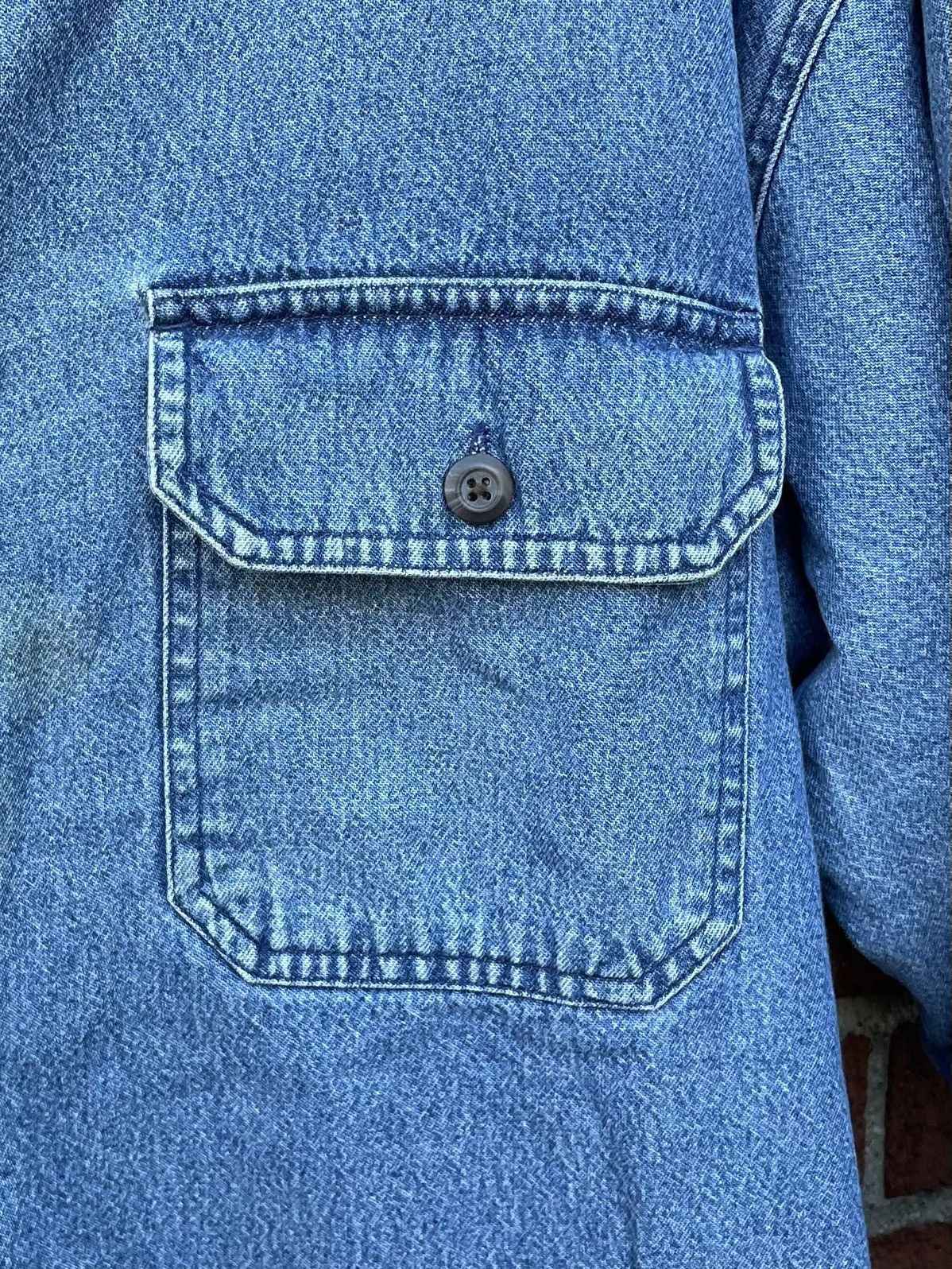 Wolverine Vintage Wolverine Jacket Mens XL Blue Denim Shirt Shacket Size US XL / EU 56 / 4 - 6 Thumbnail