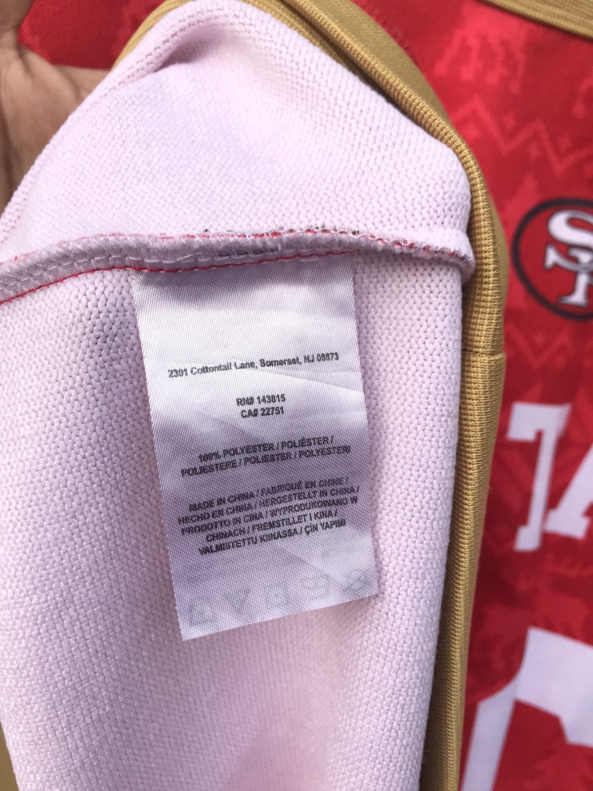 NFL San Francisco 49ers Joe Montana NFL Polyester Sweatshirt Size US XL / EU 56 / 4 - 16 Thumbnail