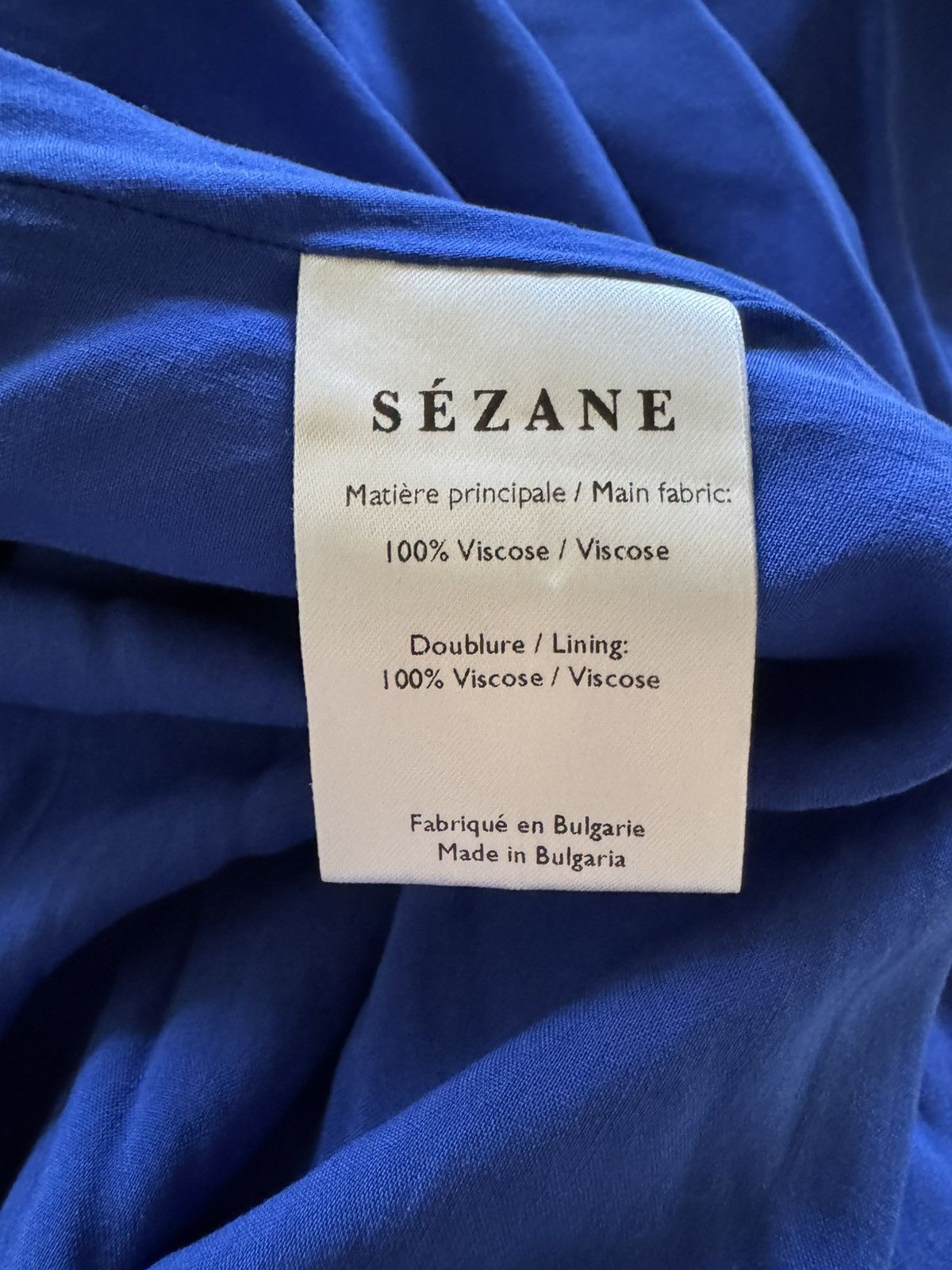 Sezane Sezane skirt jupe Carmella blue ruffle floral maxi skirt Size 30" / US 8 / IT 44 - 8 Thumbnail