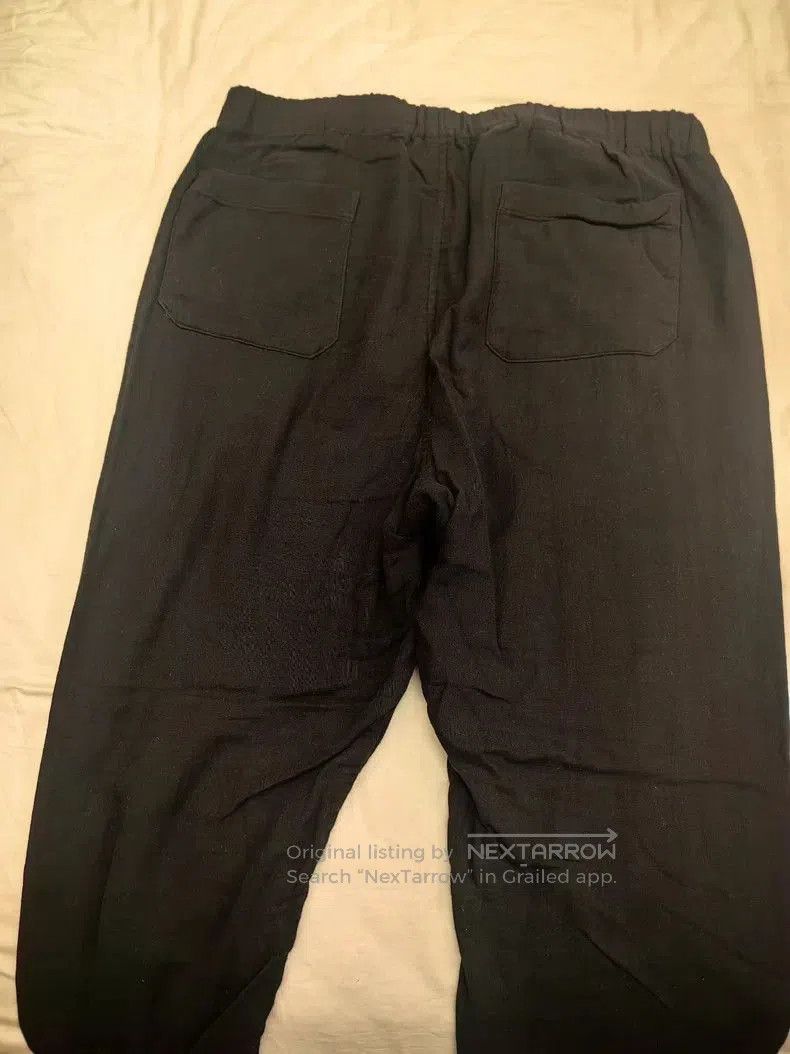 Ann Demeulemeester ANN DEMEULEMEESTER Black Patch Pocket Pants. Size US 38 / EU 54 - 2 Thumbnail
