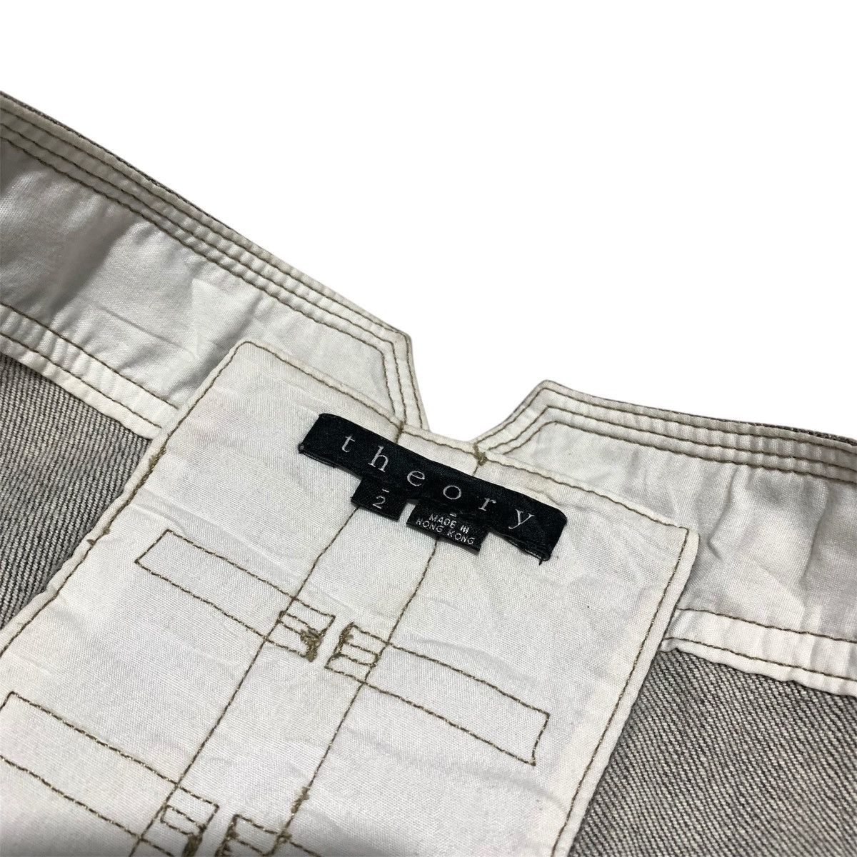 Theory Theory Mid Rise Gray Flared Grunge Preppy Ifsix Lgb Style Size US 30 / EU 46 - 7 Thumbnail