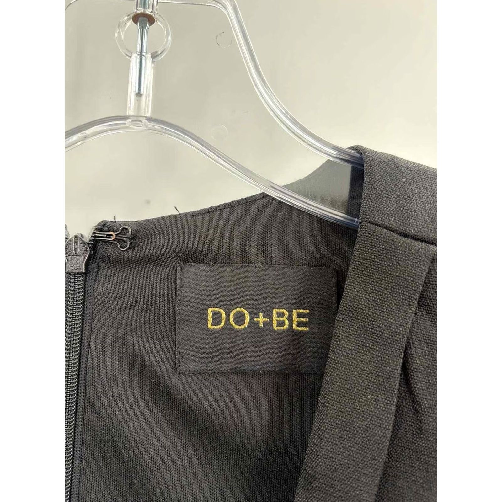 Vintage Pre-Owned Do + Be Black Size Medium Short Sleeveless Dress Size 32" / US 10 / IT 46 - 2 Thumbnail