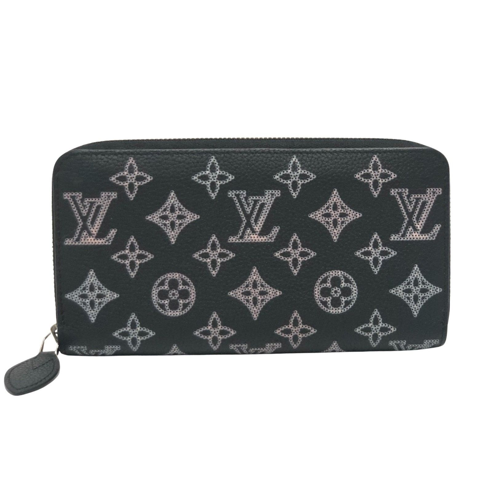 Louis Vuitton Black Leather Portefeuille Zippy