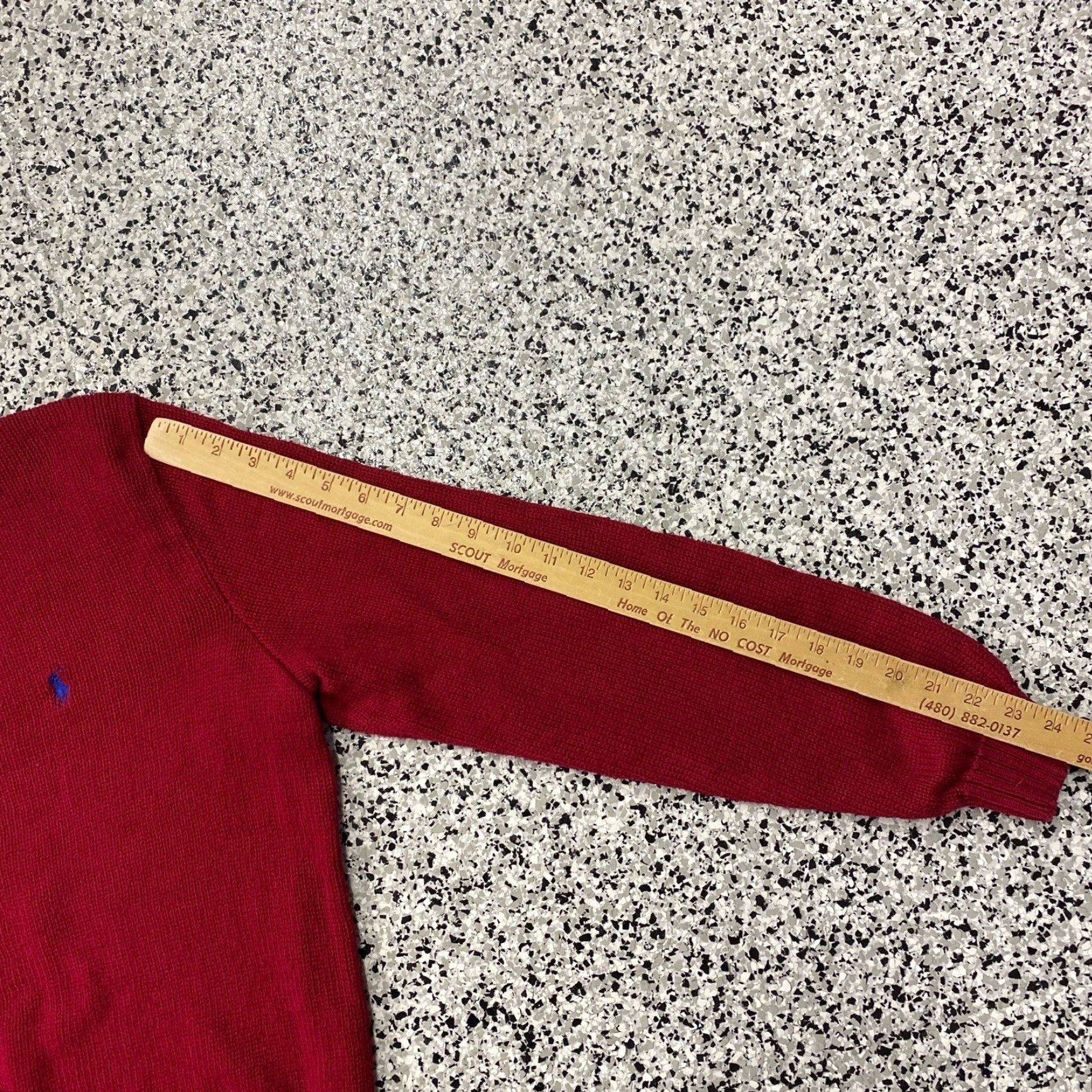 Polo Ralph Lauren VINTAGE Polo Ralph Lauren Sweater Mens Large Red Cotton Knit Pullover Logo 90s Classic Preppy Women/Girls/Mens Size US L / EU 52-54 / 3 - 4 Thumbnail