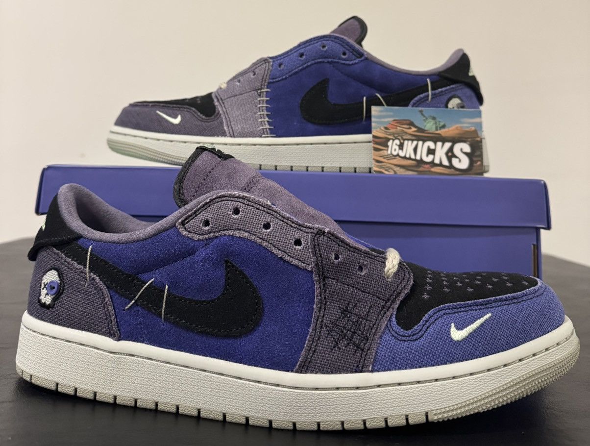 Jordan Brand Size 12 - Zion Williamson x Air Jordan 1 Retro OG Low Voodoo Size US 12 / EU 45 - 1 Thumbnail
