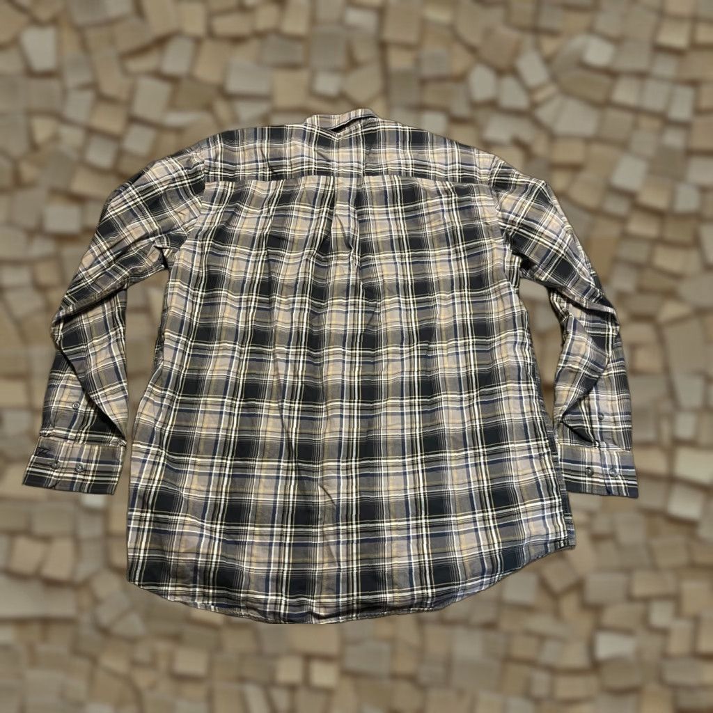 Cutter & Buck Cutter & Buck Shirt Mens XL Black White Blue Plaid Button Up Long Sleeve Size US XL / EU 56 / 4 - 1 Thumbnail