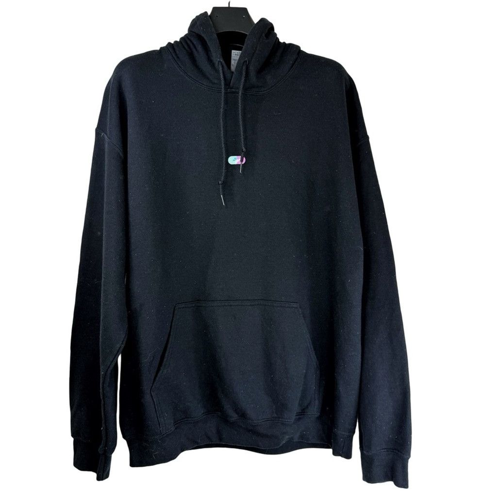 Other NWOT HANGOVER HOODIES Women Black Oversized Graphic Hoodie L Size L / US 10 / IT 46 - 2 Thumbnail
