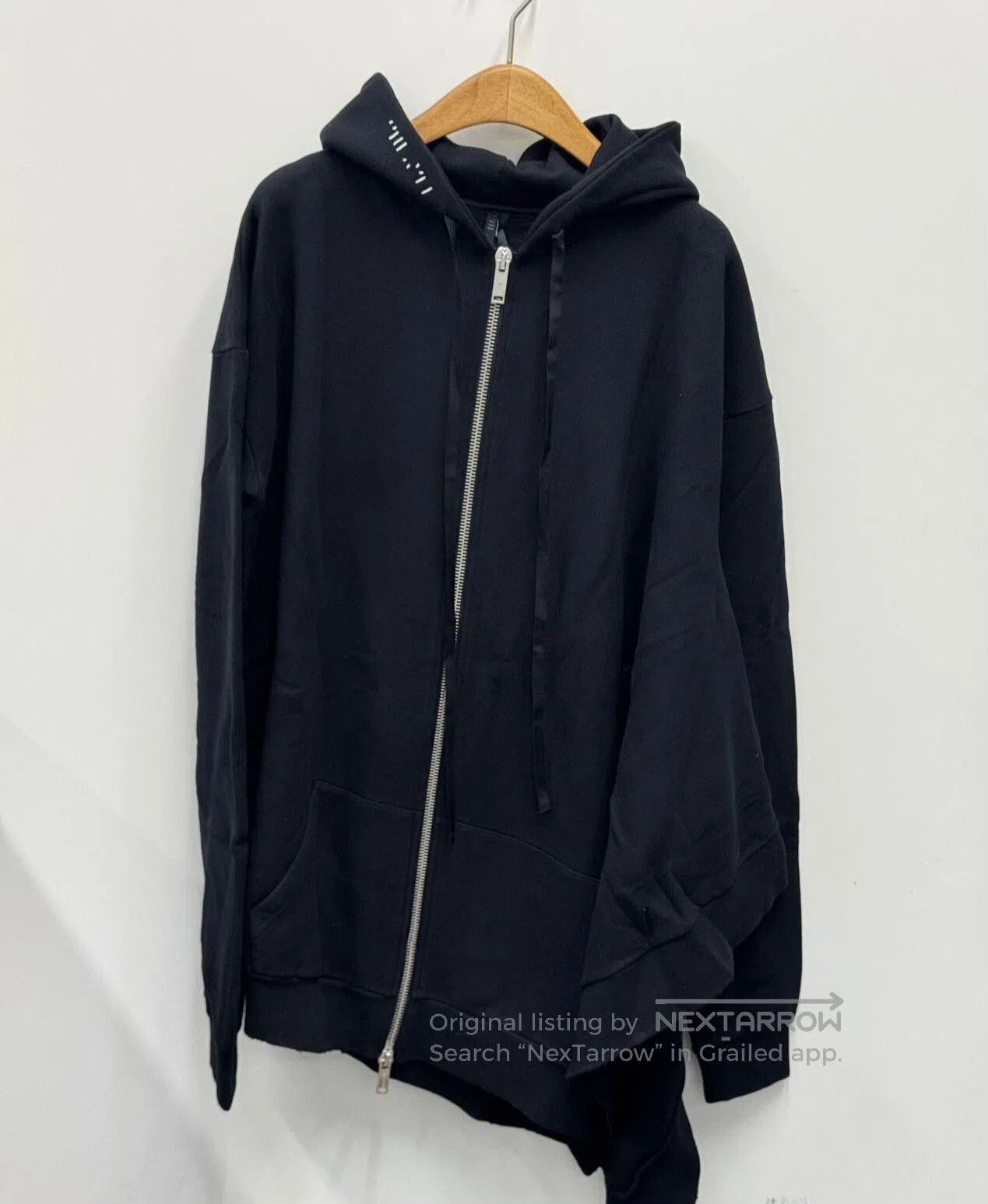Ben Taverniti Unravel Project Black Hooded Sweatshirt by Unravel. Size US XS / EU 42 / 0 - 1 Thumbnail
