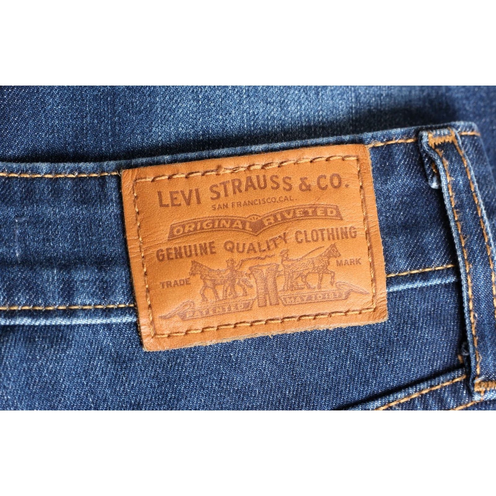 Levi's LEVI’S 721 HIGH RISE SKINNY PREMIUM Jeans Women 25/32 Blue 5-Pocket Rise High W25 L32 DZ5858 Size 42" / US 20 - 3 Thumbnail