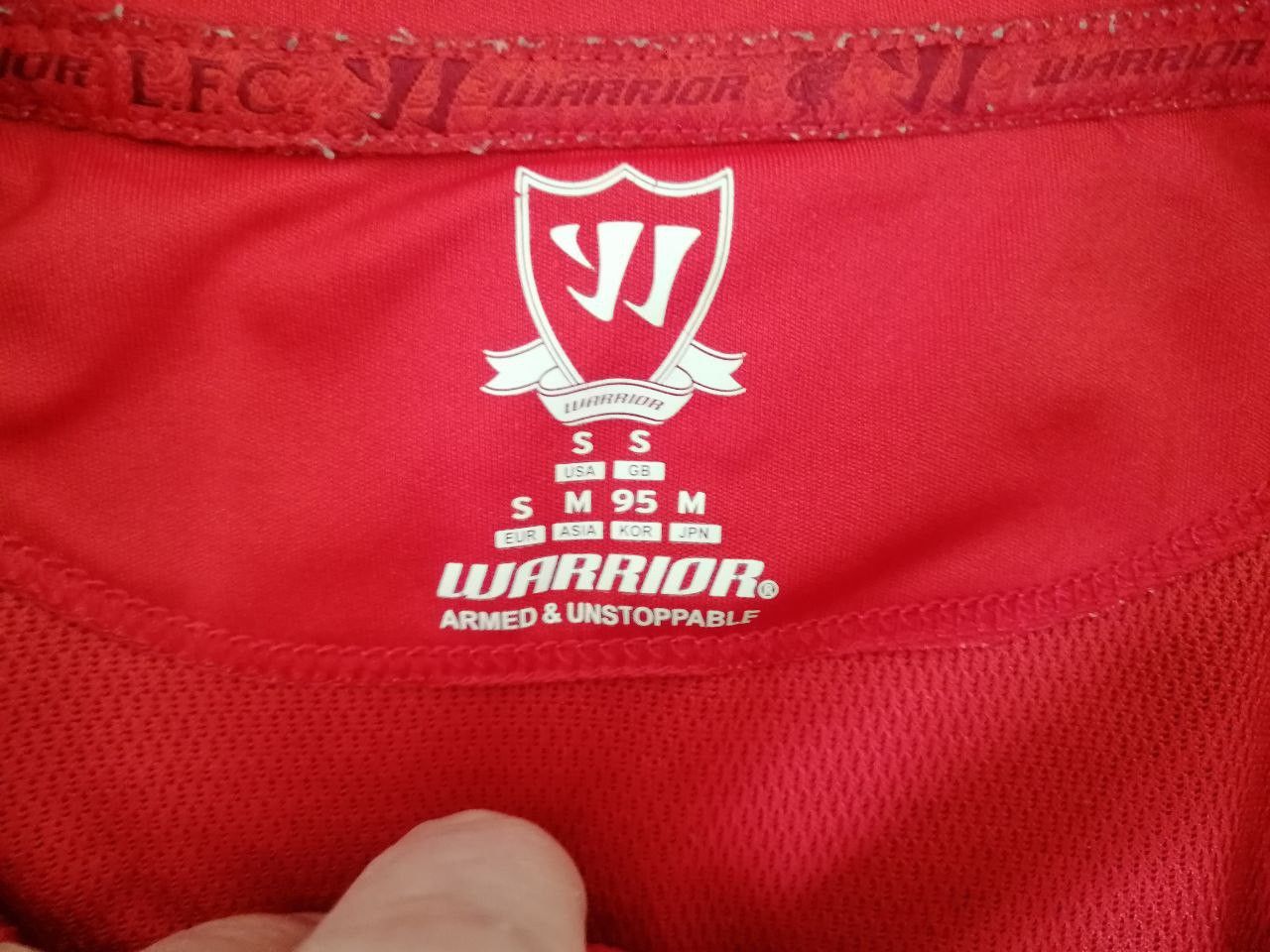 Vintage Liverpool FC 2012-13 Home Soccer Jersey Warrior Men’s Size US S / EU 44-46 / 1 - 5 Thumbnail