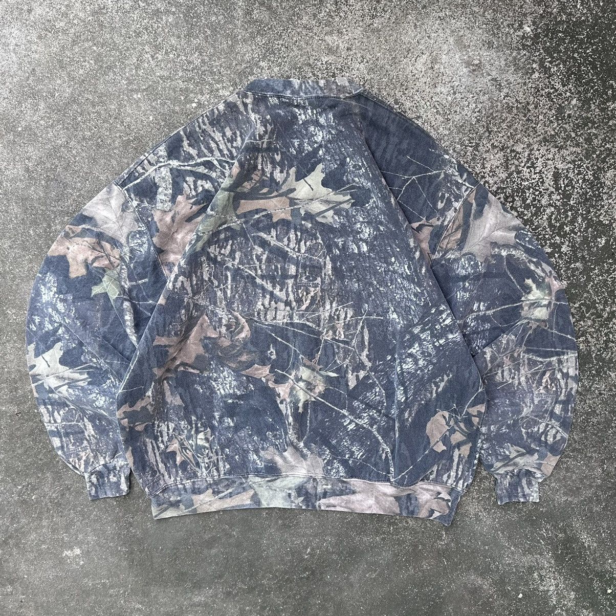 Realtree Crazy Vintage Carhartt Style Boxy Realtree Camo Crewneck Size US XXL / EU 58 / 5 - 6 Thumbnail