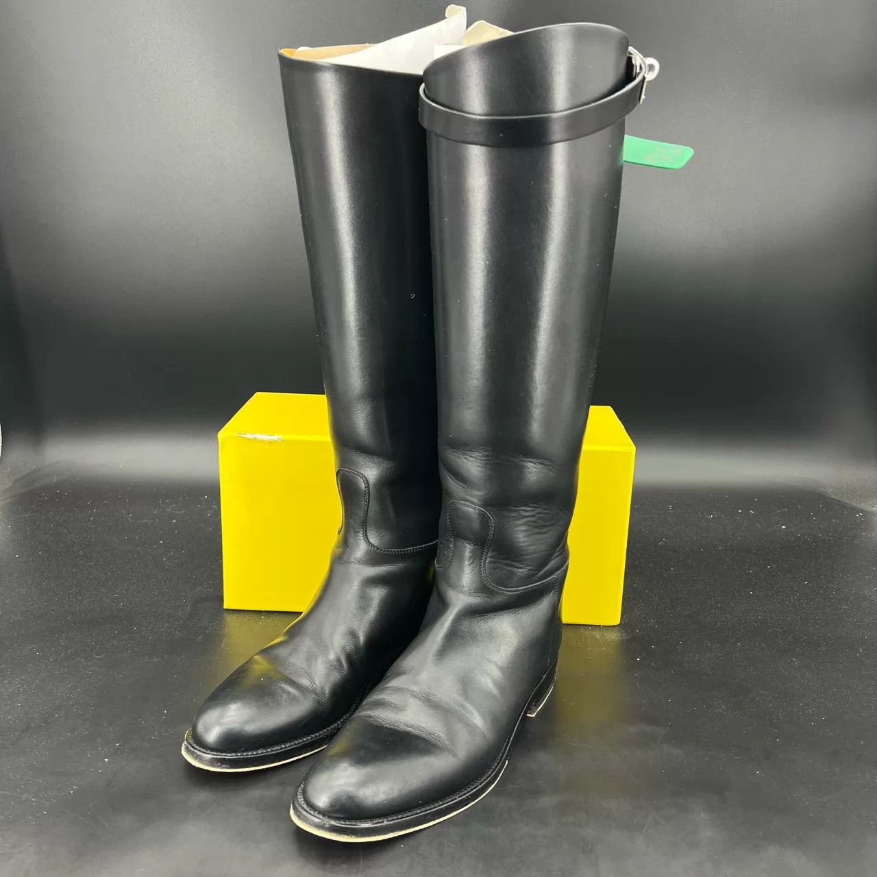 Hermes HERMES Calfskin Knee-High 36, Box & Dust Bag, Worn Size US 5.5 / IT 35.5 - 1 Thumbnail