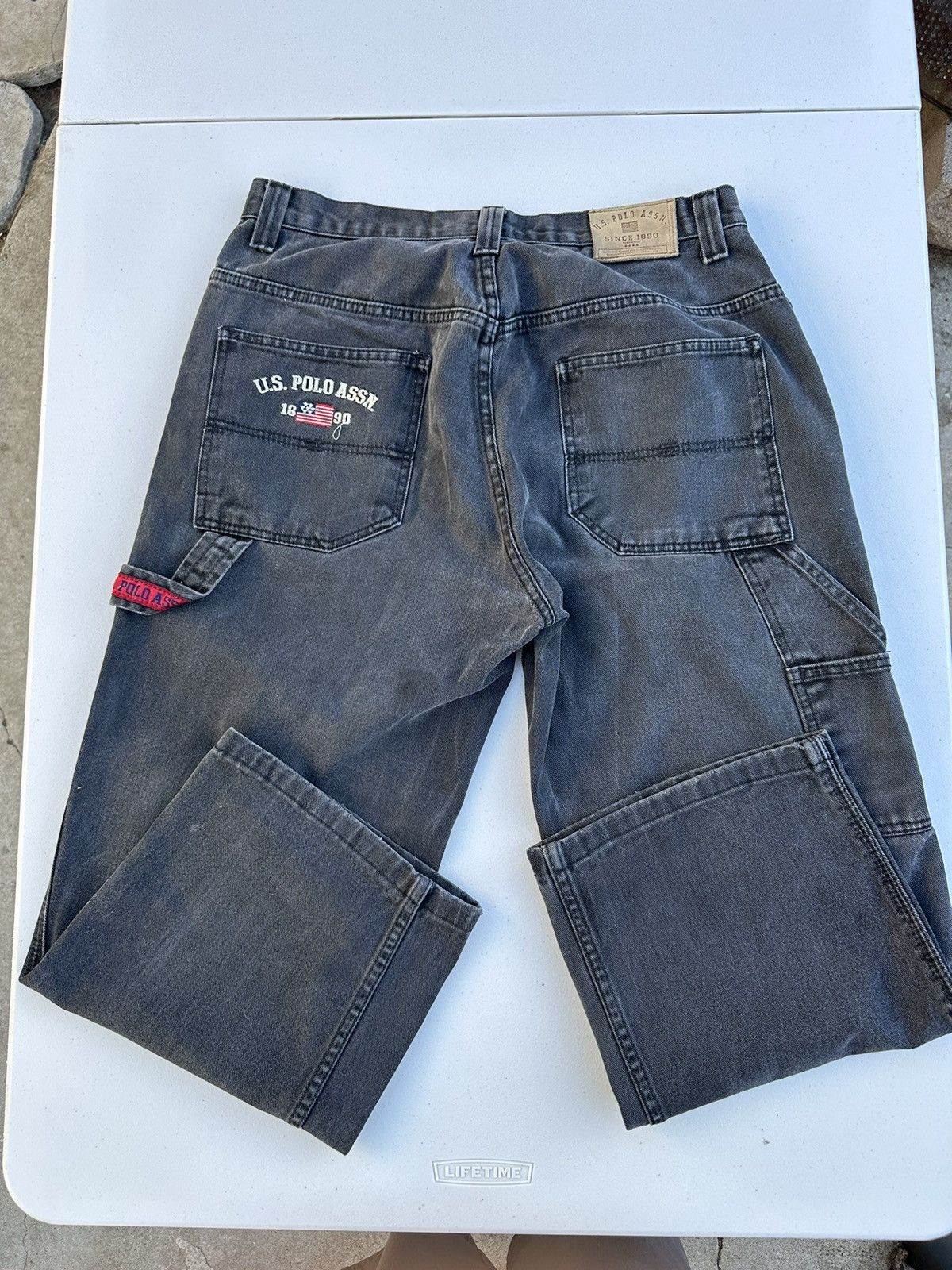 U.S. Polo Assn. Black baggy polo jeans Size US 34 / EU 50 - 1 Thumbnail