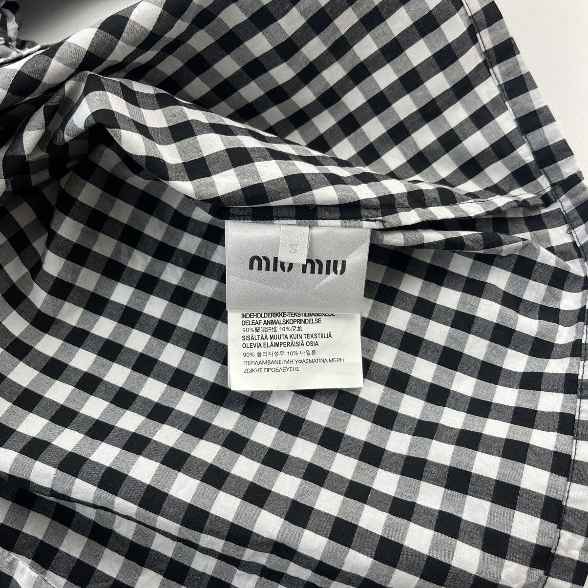 Miu Miu MIU MIU Short Sleeve Shirt Size S / US 4 / IT 40 - 6 Thumbnail