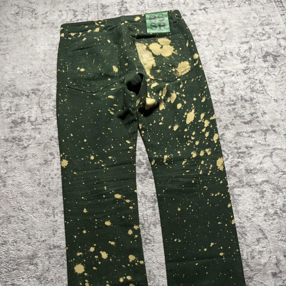Raf Simons × Sterling Ruby Sterling Ruby x Raf Simons AW14 Bleached Green Denim Jeans Size US 30 / EU 46 - 7 Thumbnail