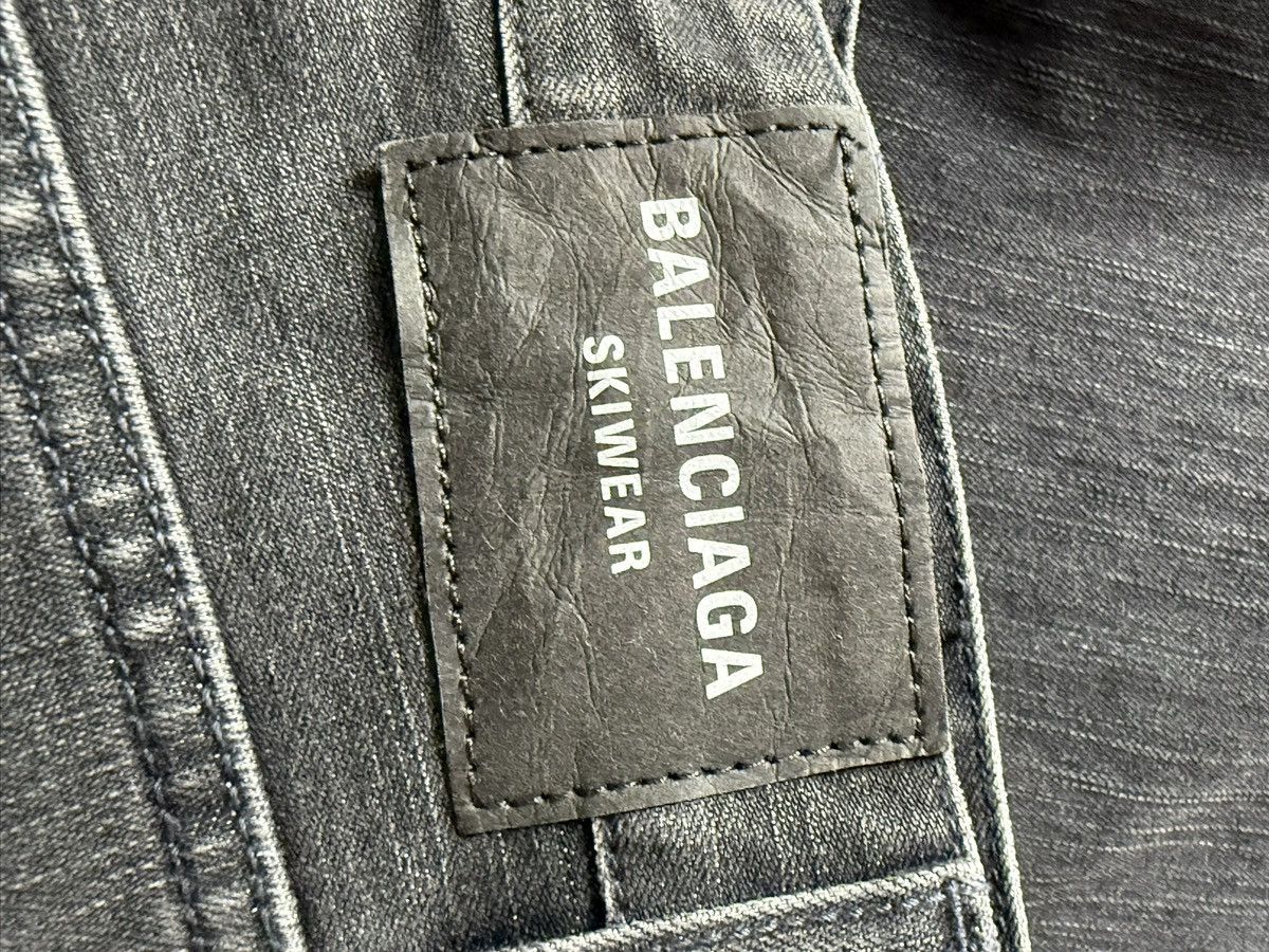 Balenciaga Skiwear Fleece lined Waterproof Jeans Sz. 35 Size US 35 - 5 Thumbnail