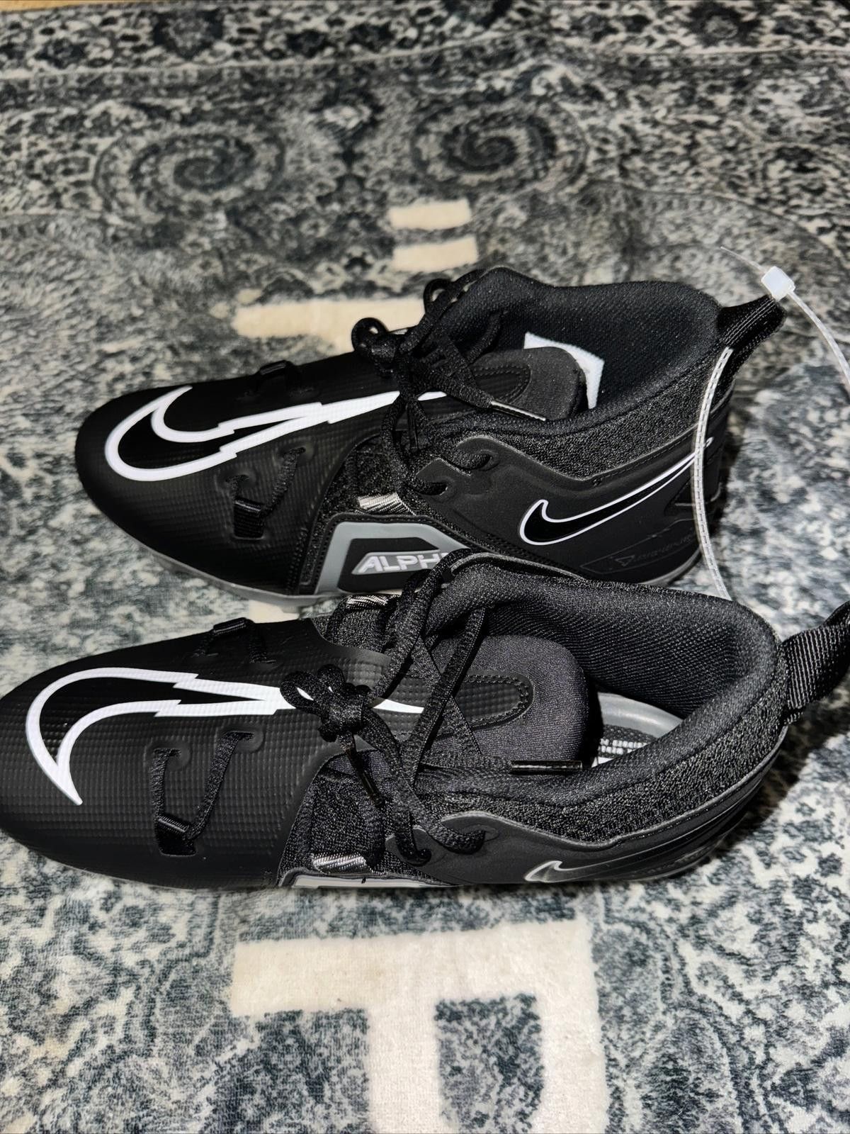 Nike Nike Men's Alpha Menace Pro 3 Football Cleats Size 10 Black Size ONE SIZE - 2 Thumbnail