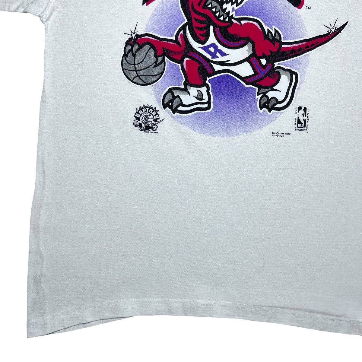 Logo 7 Vintage 1994 NBA Toronto Raptors Logo 7 Big Print T-Shirt Size US L / EU 52-54 / 3 - 9 Thumbnail