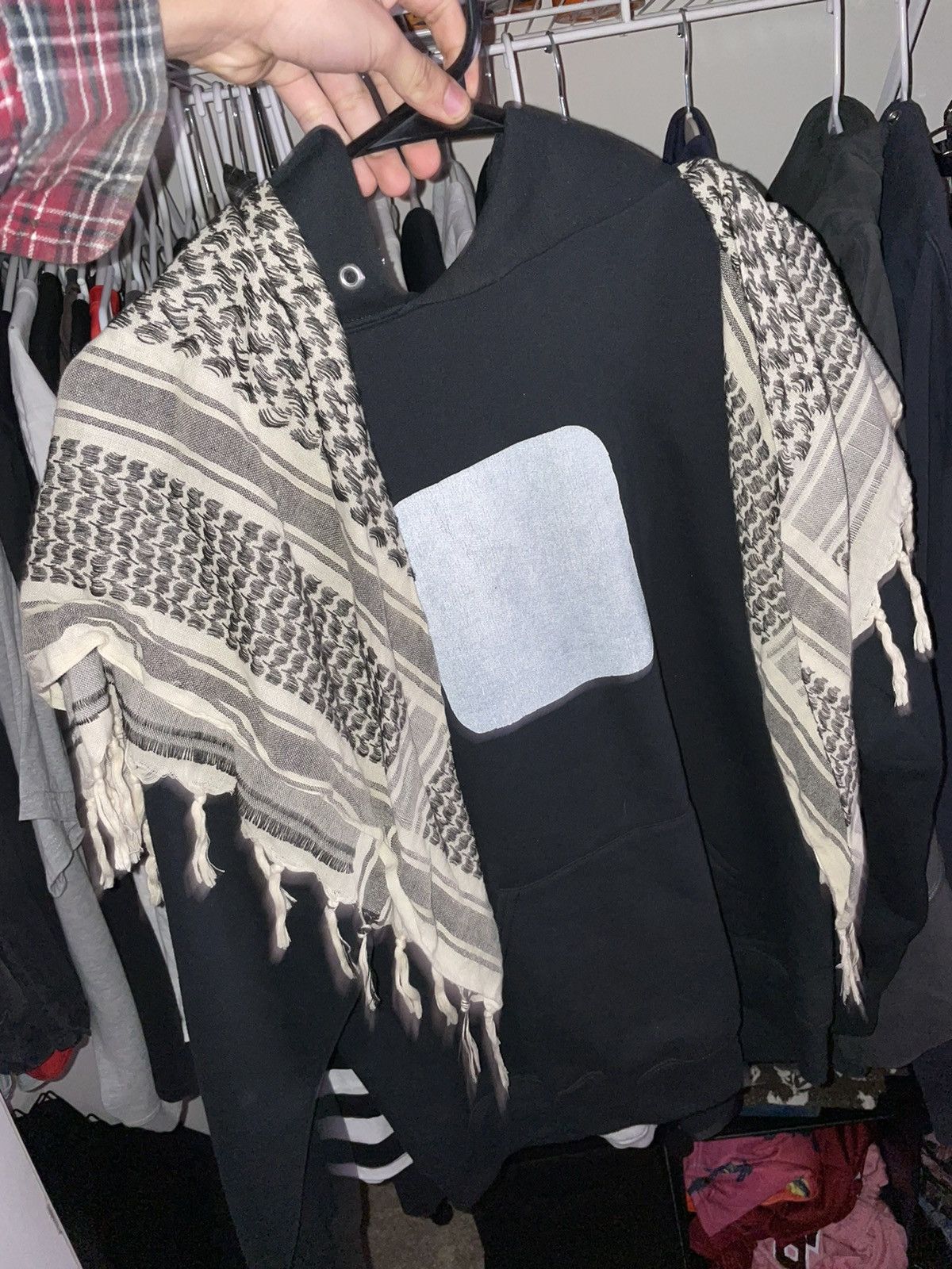 image of Grimy Kids Turban Hoodie in Black (Size Medium)
