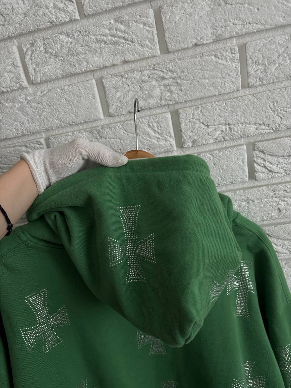 Unknown London Unknown London rhinestone zip up hoodie Size US S / EU 44-46 / 1 - 14 Thumbnail
