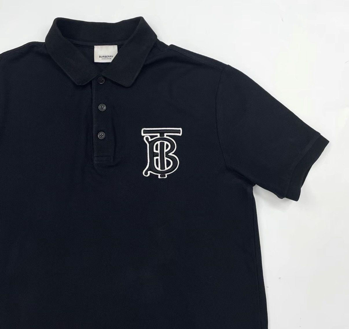 Burberry Burberry Embroidered Logo Short Sleeve Polo Shirt K12 Size US XS / EU 42 / 0 - 3 Thumbnail