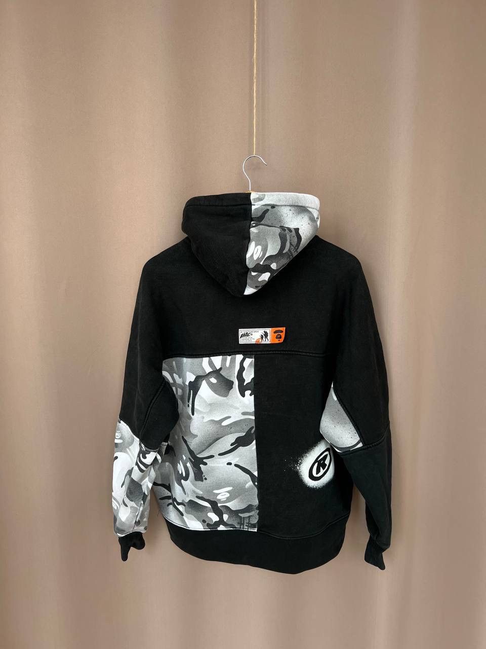Aape Aape By A Bathing Ape Logo-Print Drawstring Hoodie Size M Size US M / EU 48-50 / 2 - 7 Thumbnail