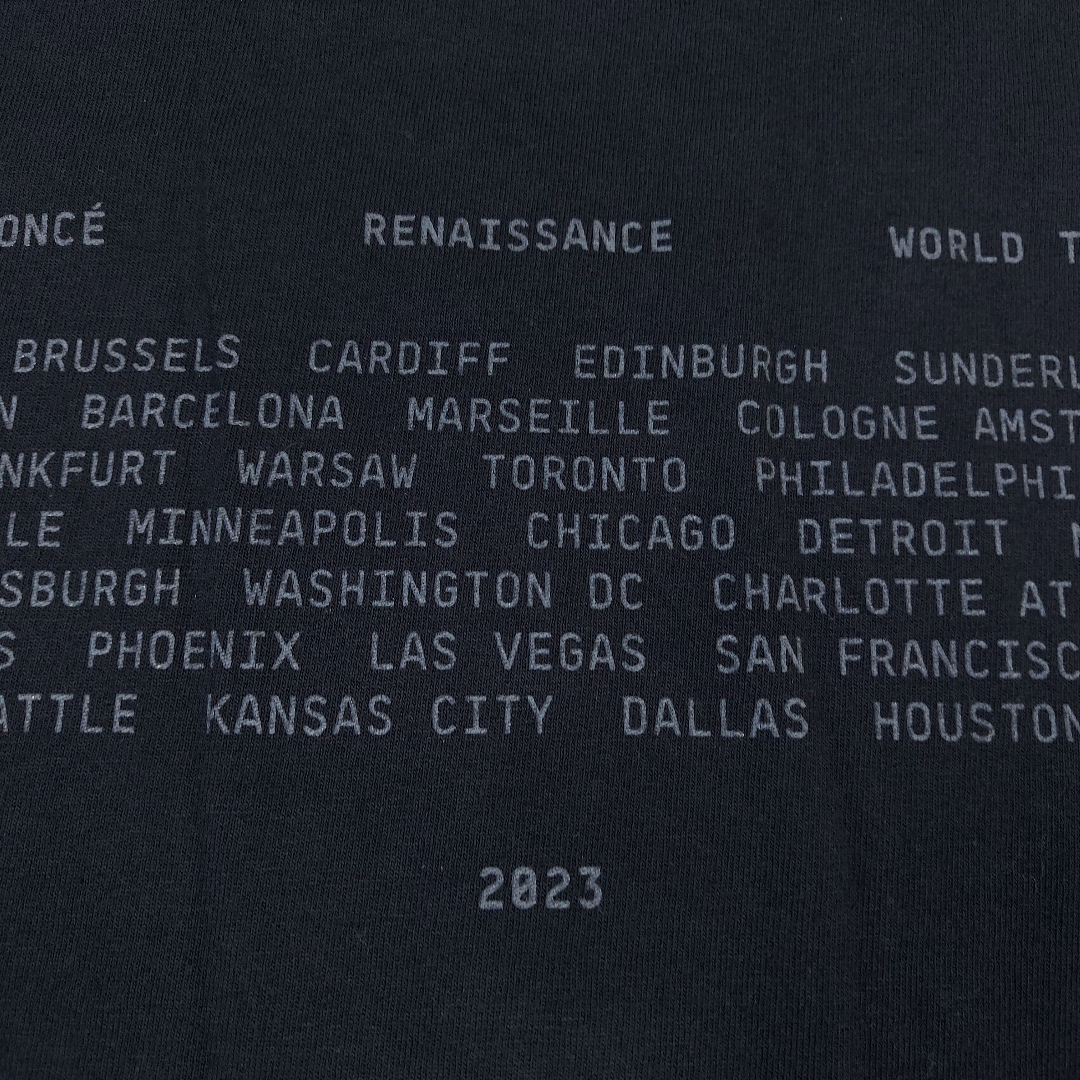Beyonce Official 2023 Beyoncé Renaissance World Tour TEE Size US XXL / EU 58 / 5 - 10 Thumbnail