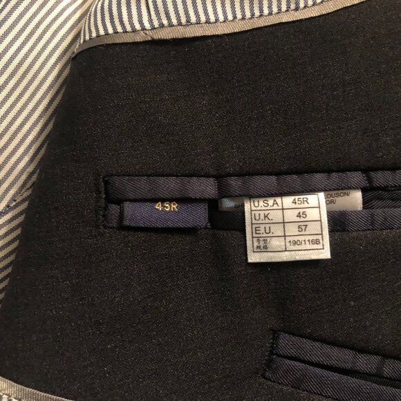 Brooks Brothers Brooks brothers men's wool blazer sport coat jacket 45R Size 44R - 9 Thumbnail