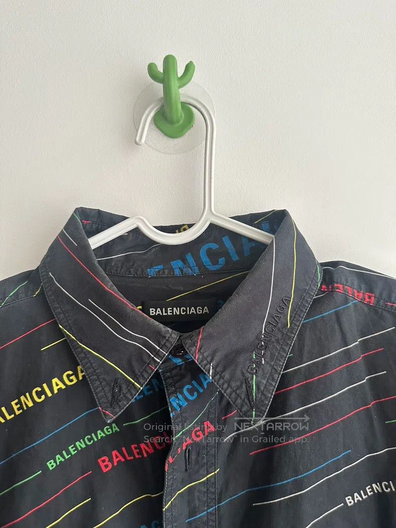 Balenciaga Balenciaga size 37 Bullet screen short-sleeve shirt Size US XS / EU 42 / 0 - 2 Thumbnail