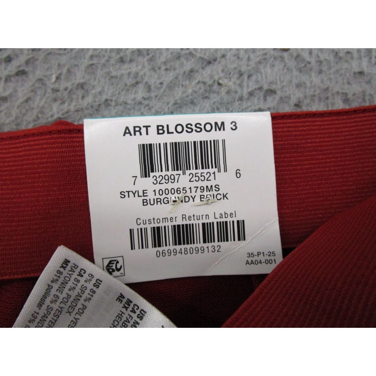 Alfani Alfani Belted Wide Leg Capri Culotte Burgundy Pants Women's SZ 16 Boho NEW Size 38" / US 16 / IT 52 - 3 Thumbnail