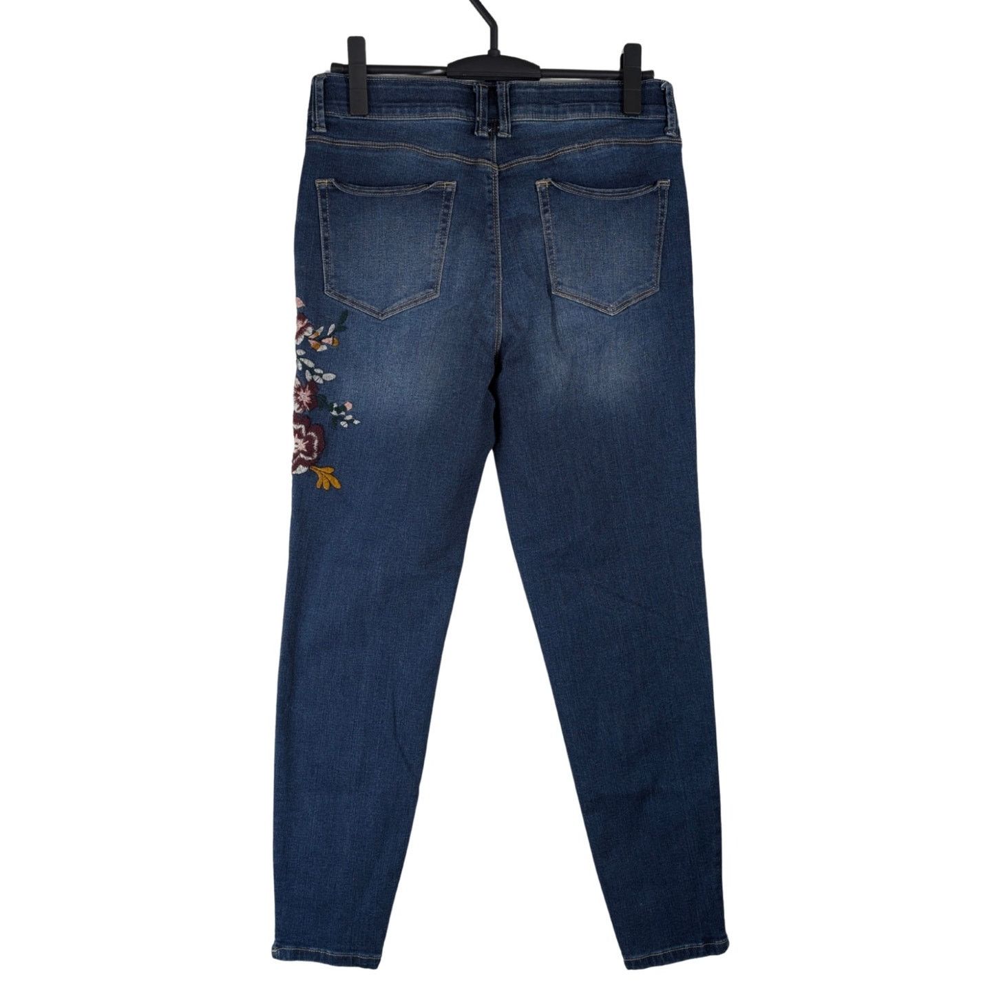 Unknown London Knox Rose Embroidered Floral Jeans Women’s Size 12 USED Size 34" / US 12 / IT 48 - 2 Thumbnail