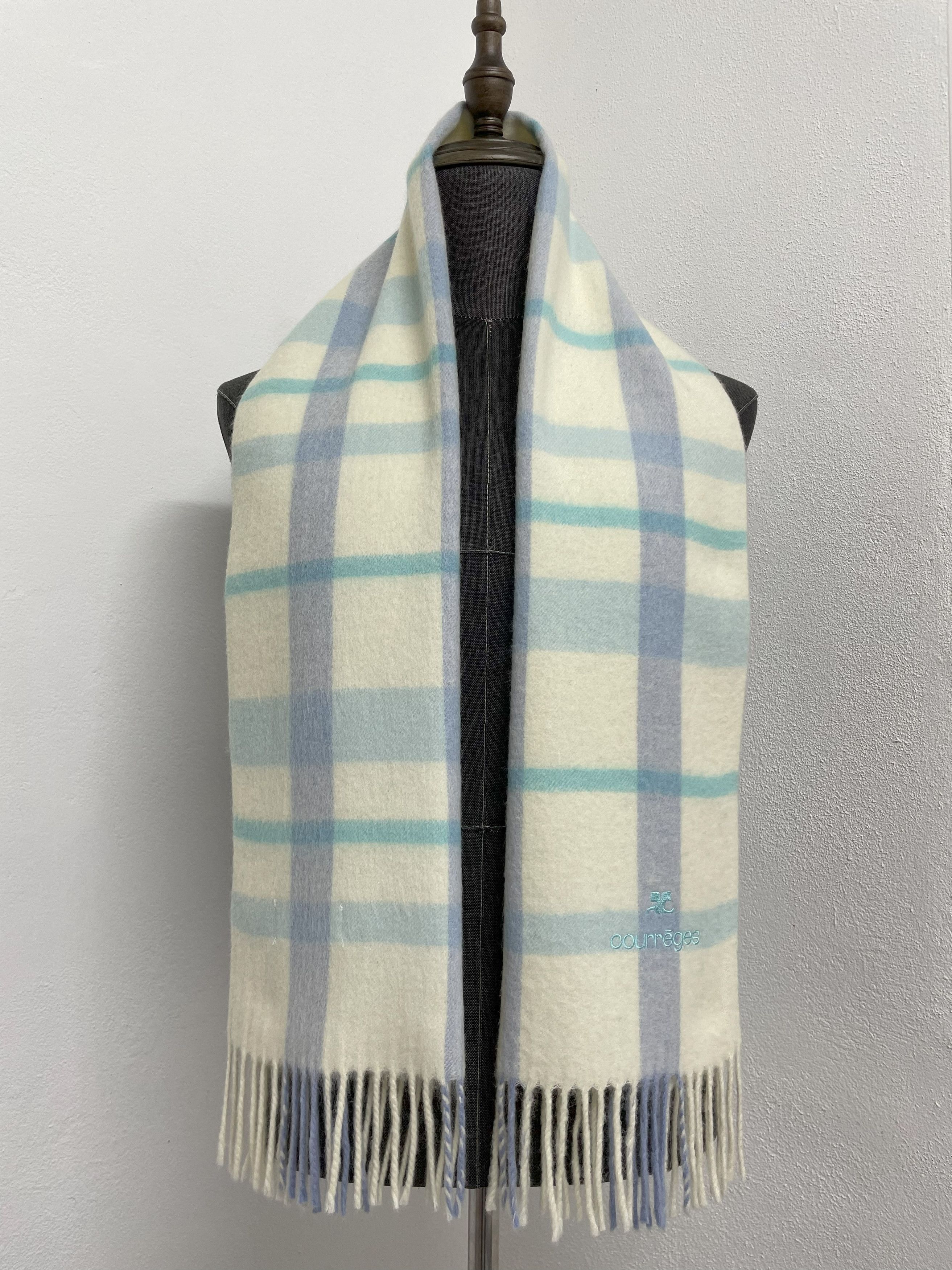 Courreges × Vintage Courreges Scarf / Muffler - 6217 Size ONE SIZE - 2 Thumbnail