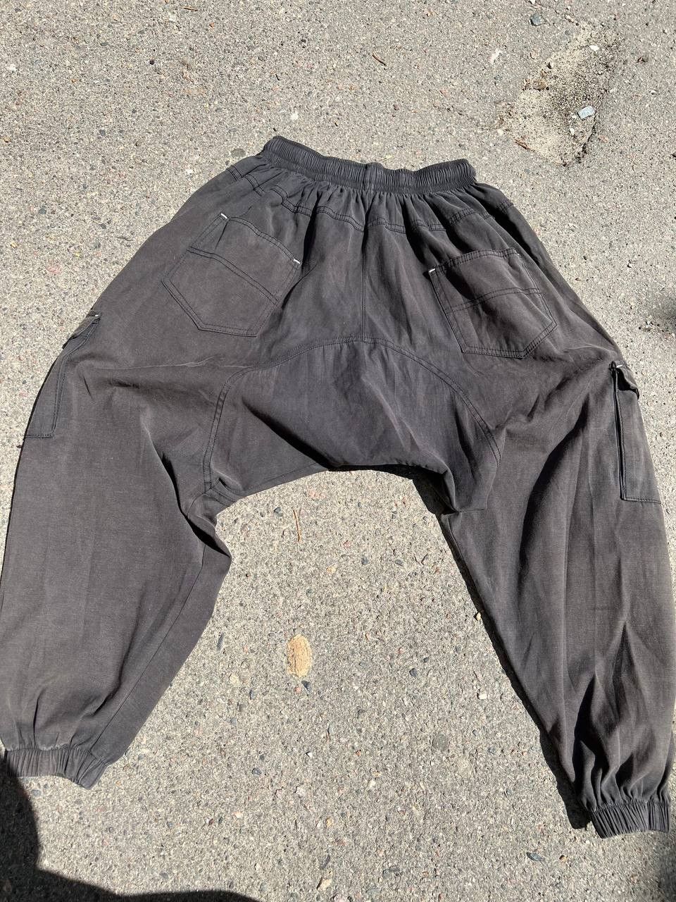 Japanese Brand × Vintage Vintage Aakasha Skirt Pants Drop Crotch Sweat Jogger Size US 34 / EU 50 - 6 Thumbnail
