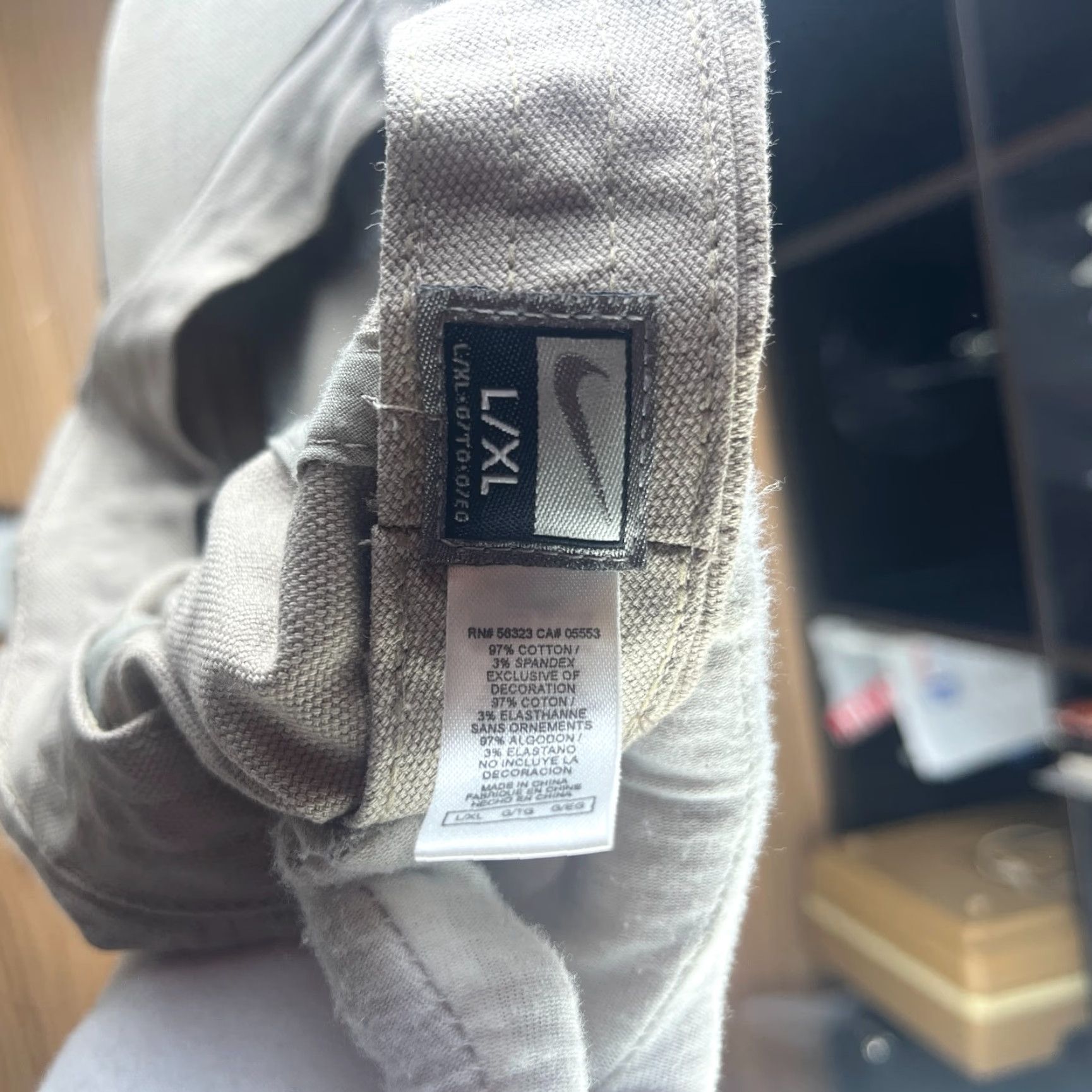 Nike VINTAGE Nike Y2K Fitted Hat Large XL AdjustaBle Baseball Cap Mens Skull 90s Brown Fur Cotton Acrylic Canvas Size ONE SIZE - 6 Thumbnail