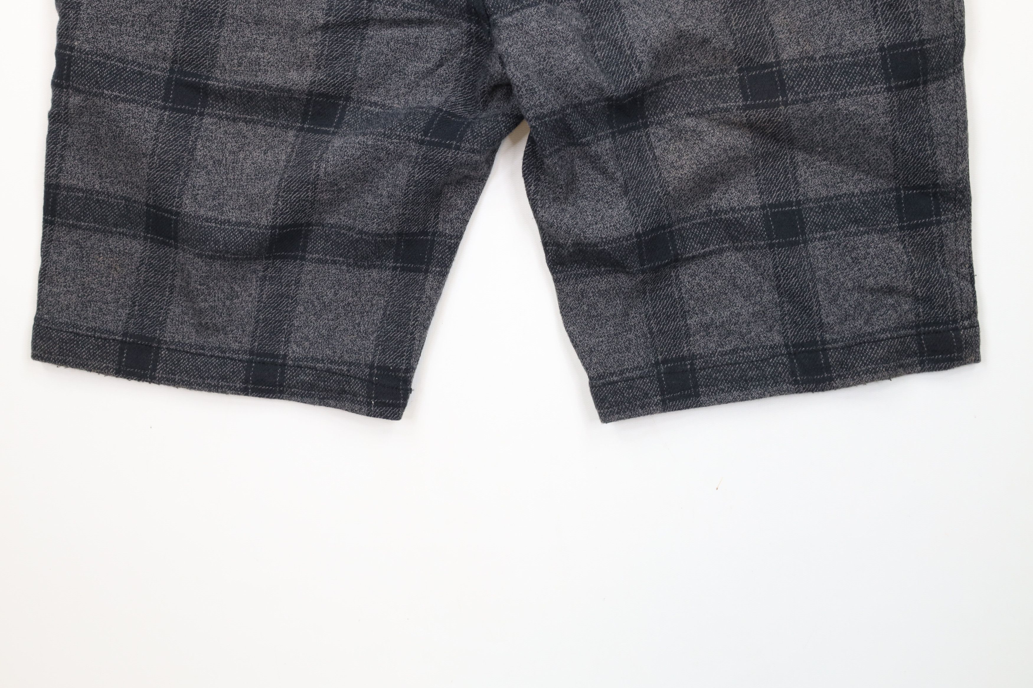 Fox Racing × Vintage Vintage Fox Racing Spell Out Flannel Shorts Checkered Plaid Size US 34 / EU 50 - 11 Thumbnail